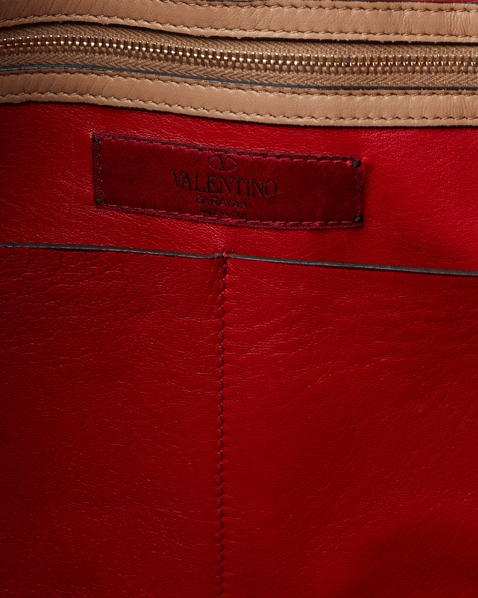 Valentino Garavani Rockstud Leather Bouble Tote Bag