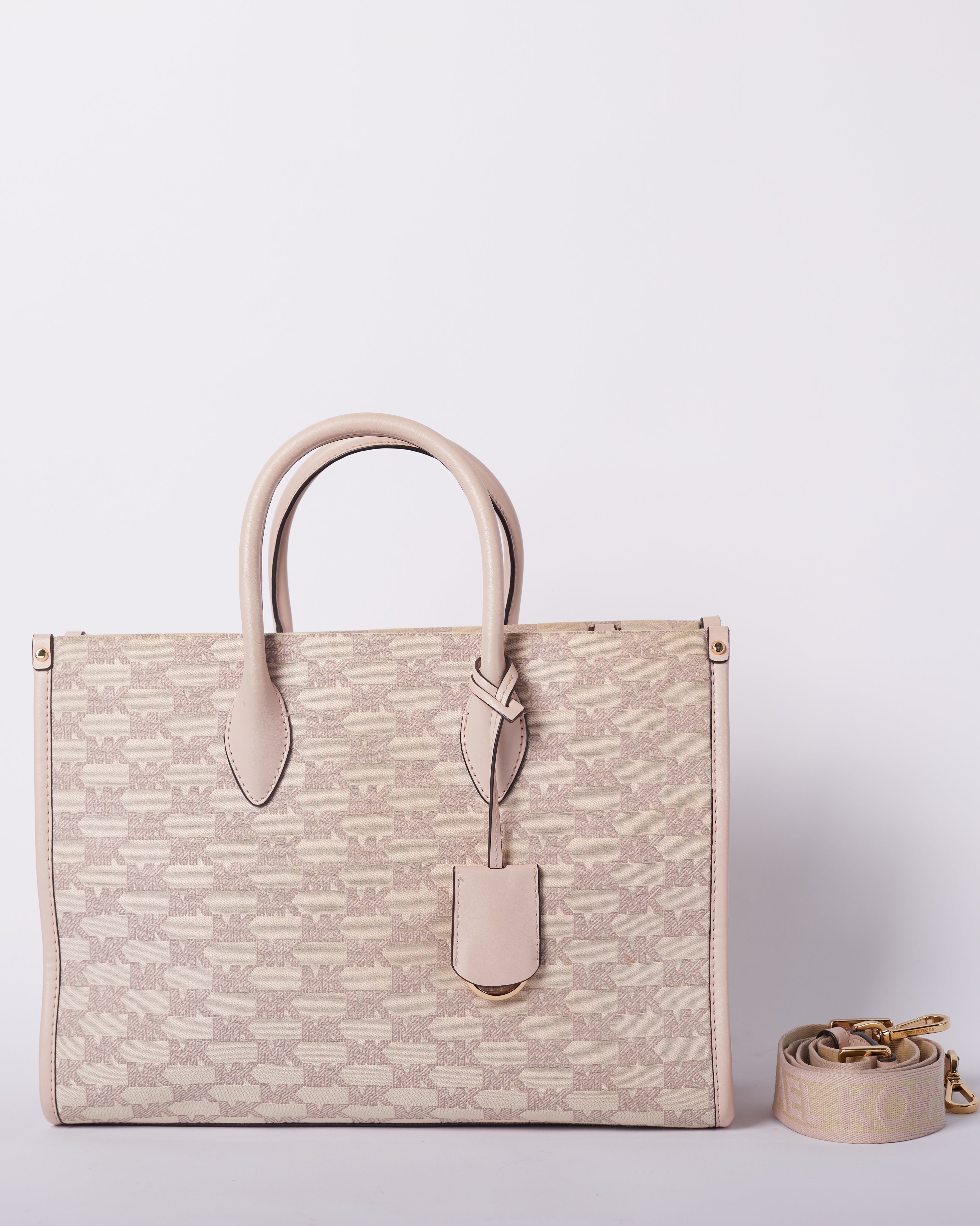 Michael kors nude pink marbella bag