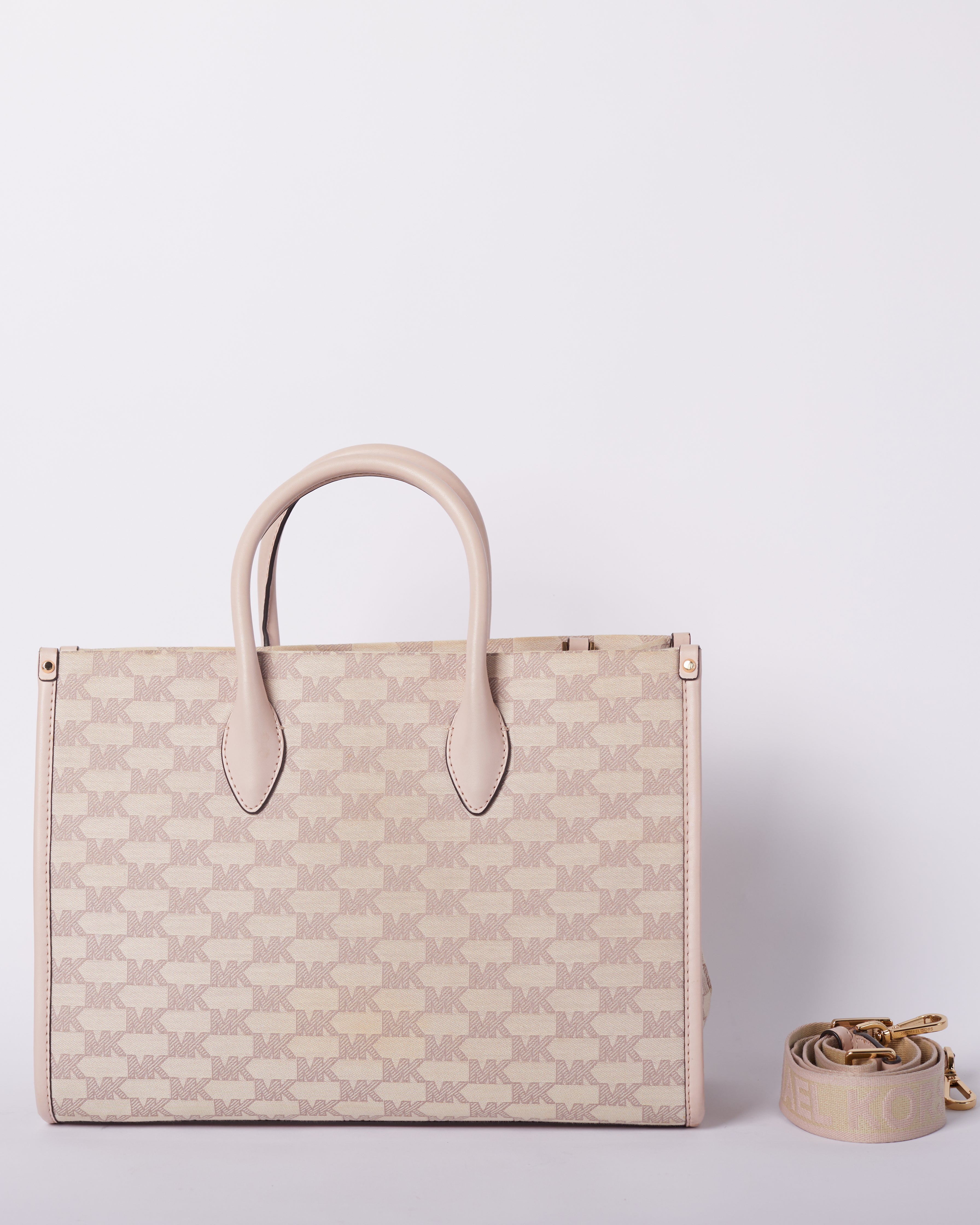 Michael kors nude pink marbella bag