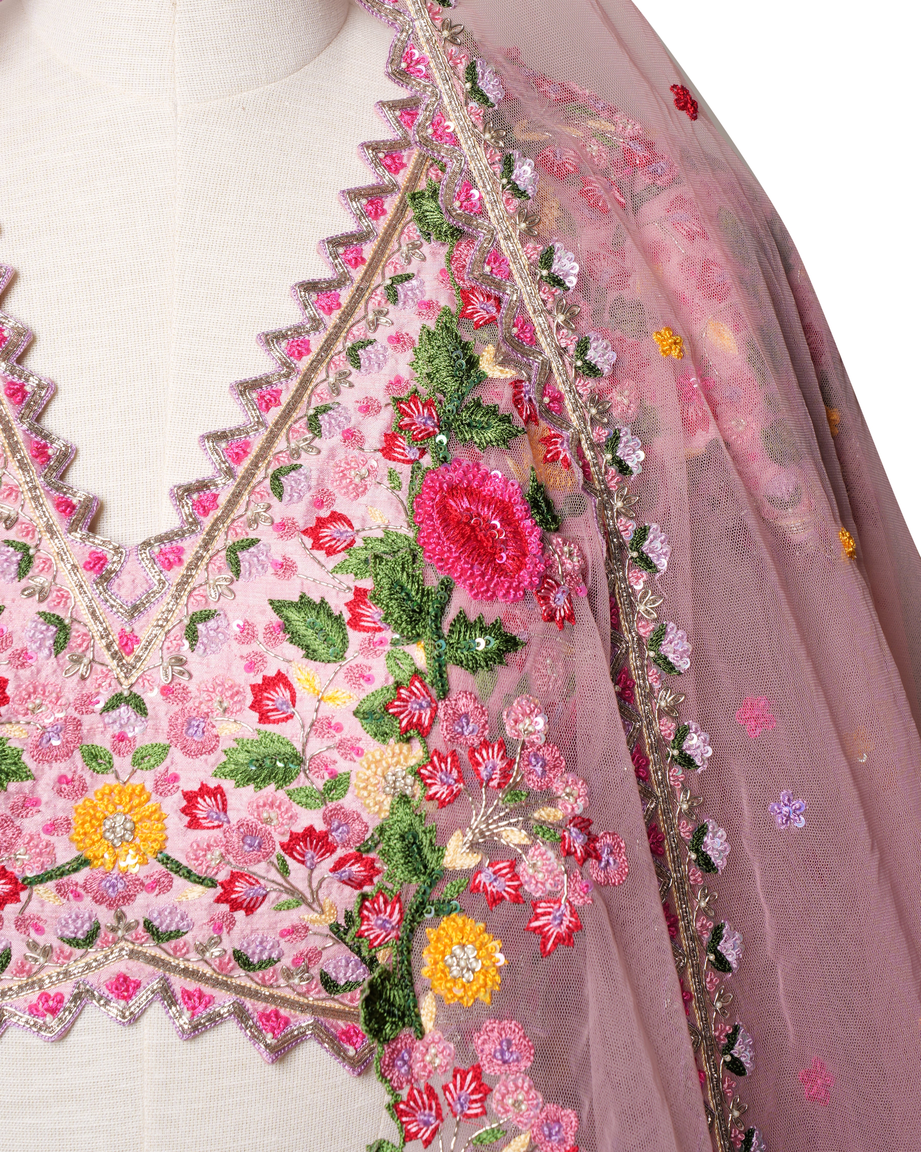 *New* Anushree Reddy Bageecha Lehenga Set