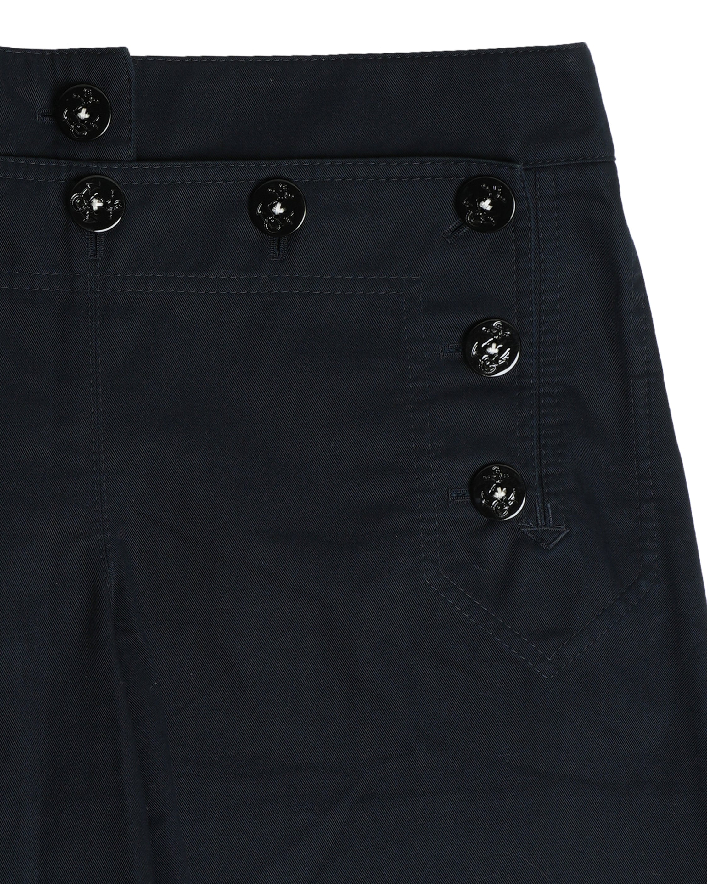 Dolce & Gabbana Anchor Button Gabardine Shorts