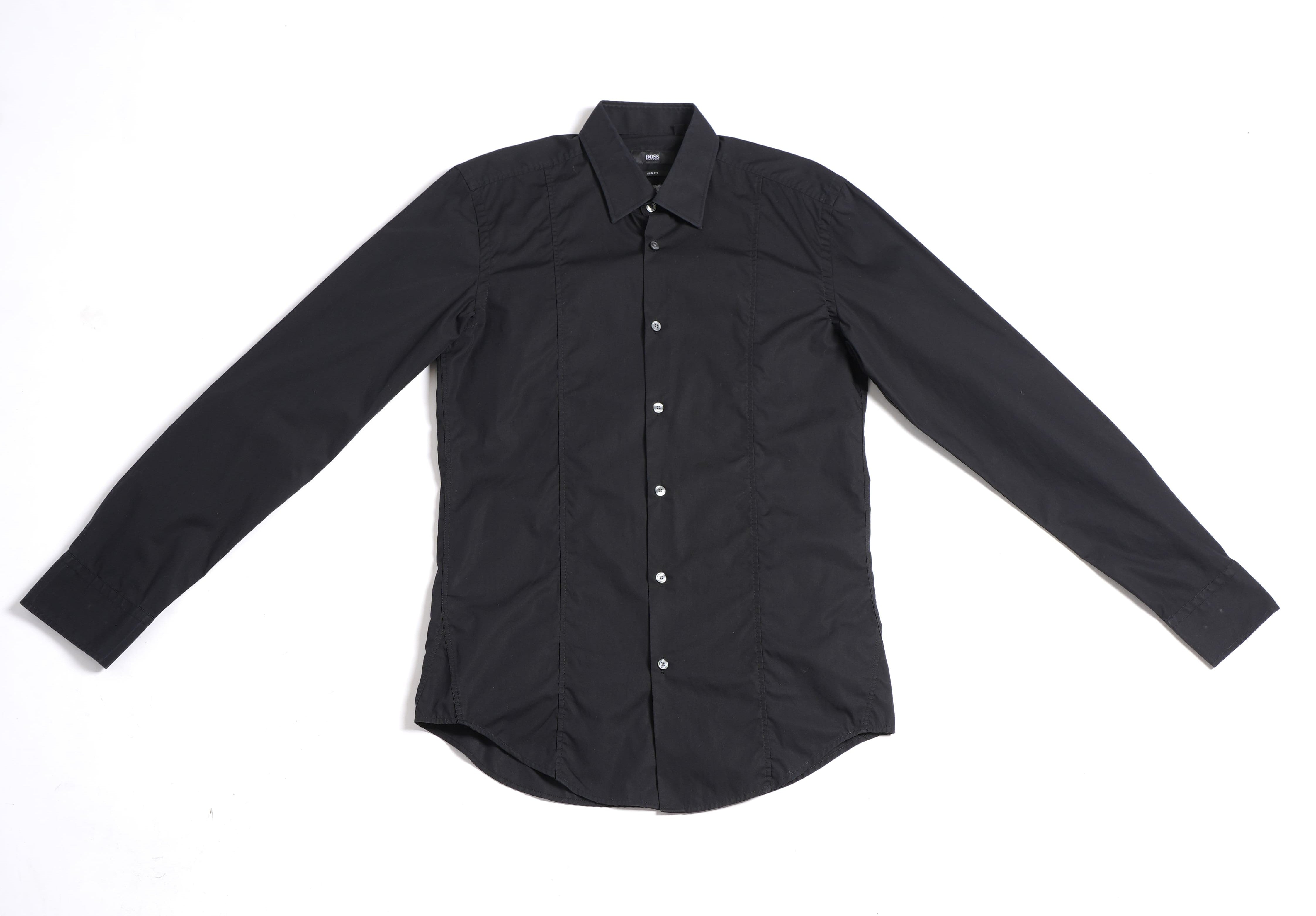 Boss Men's Button-Down Shirt in Black