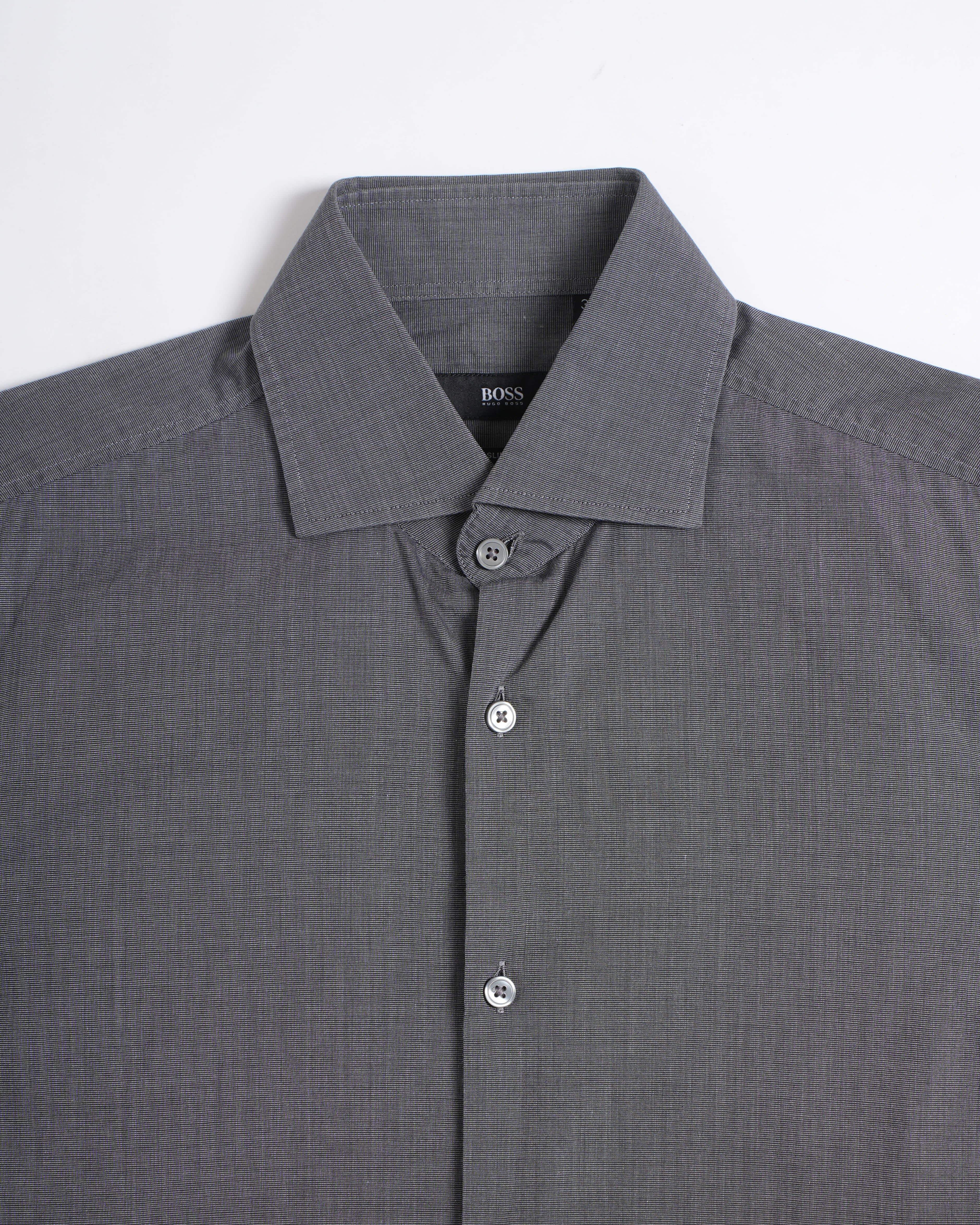 Boss Men's Button-Down Shirt in Grey