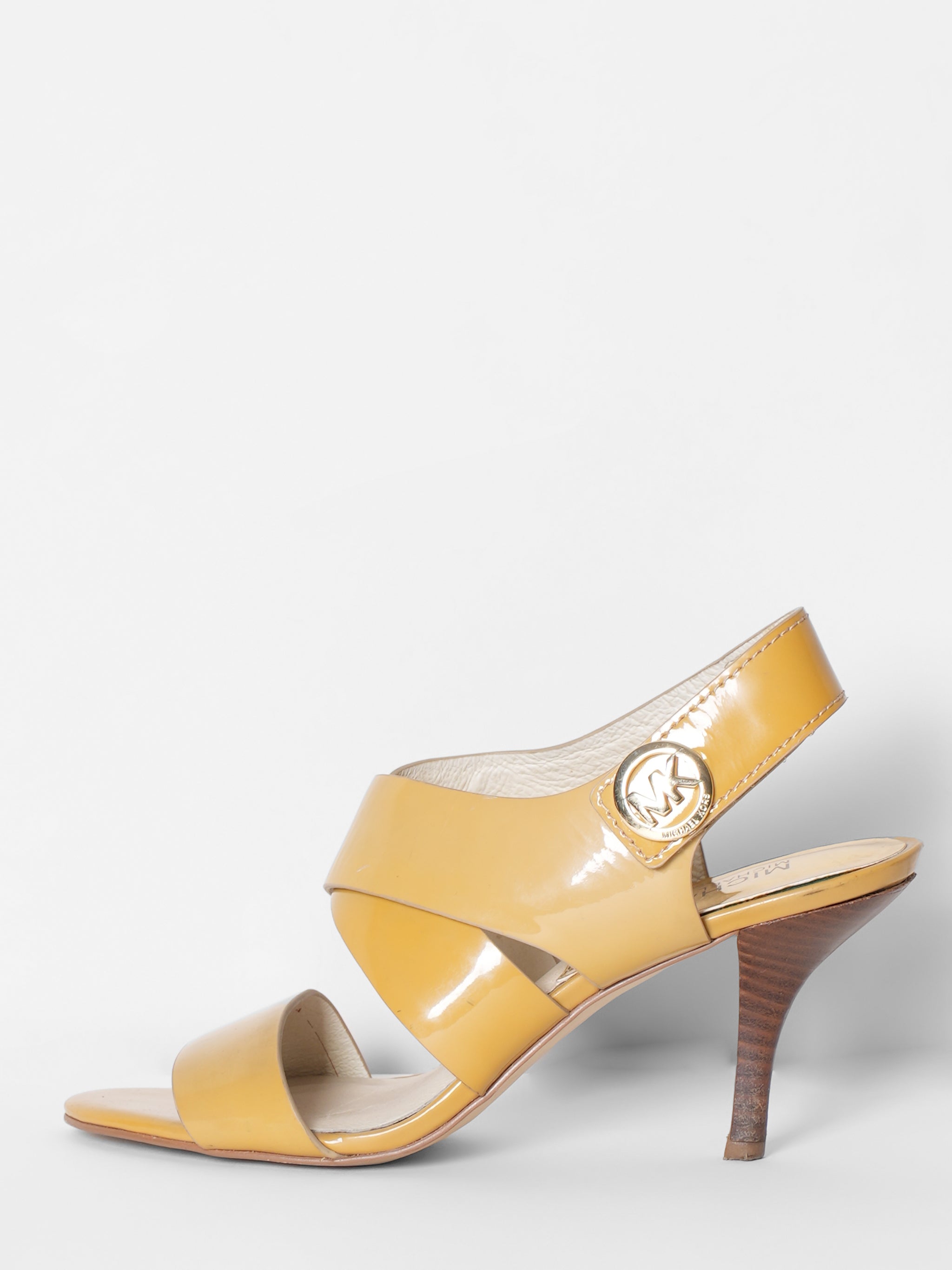 Michael Kors Sling Back Patent Leather Sandals