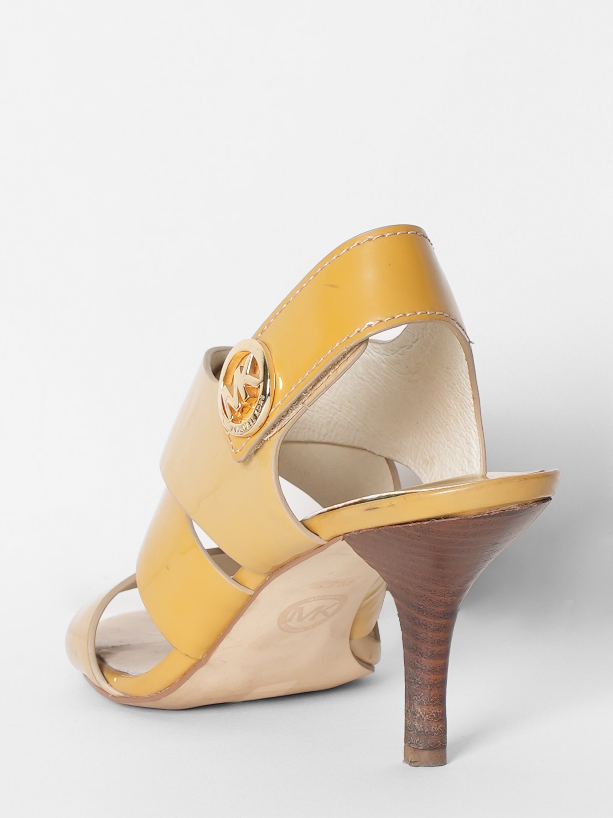 Michael Kors Sling Back Patent Leather Sandals