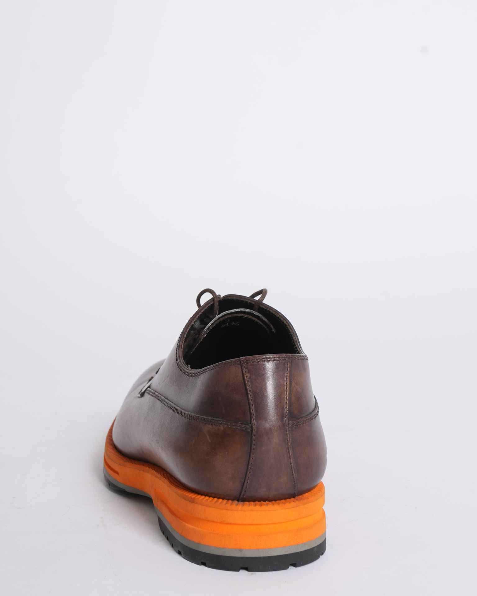 Berluti Men's Lace-ups With Orange Accent
