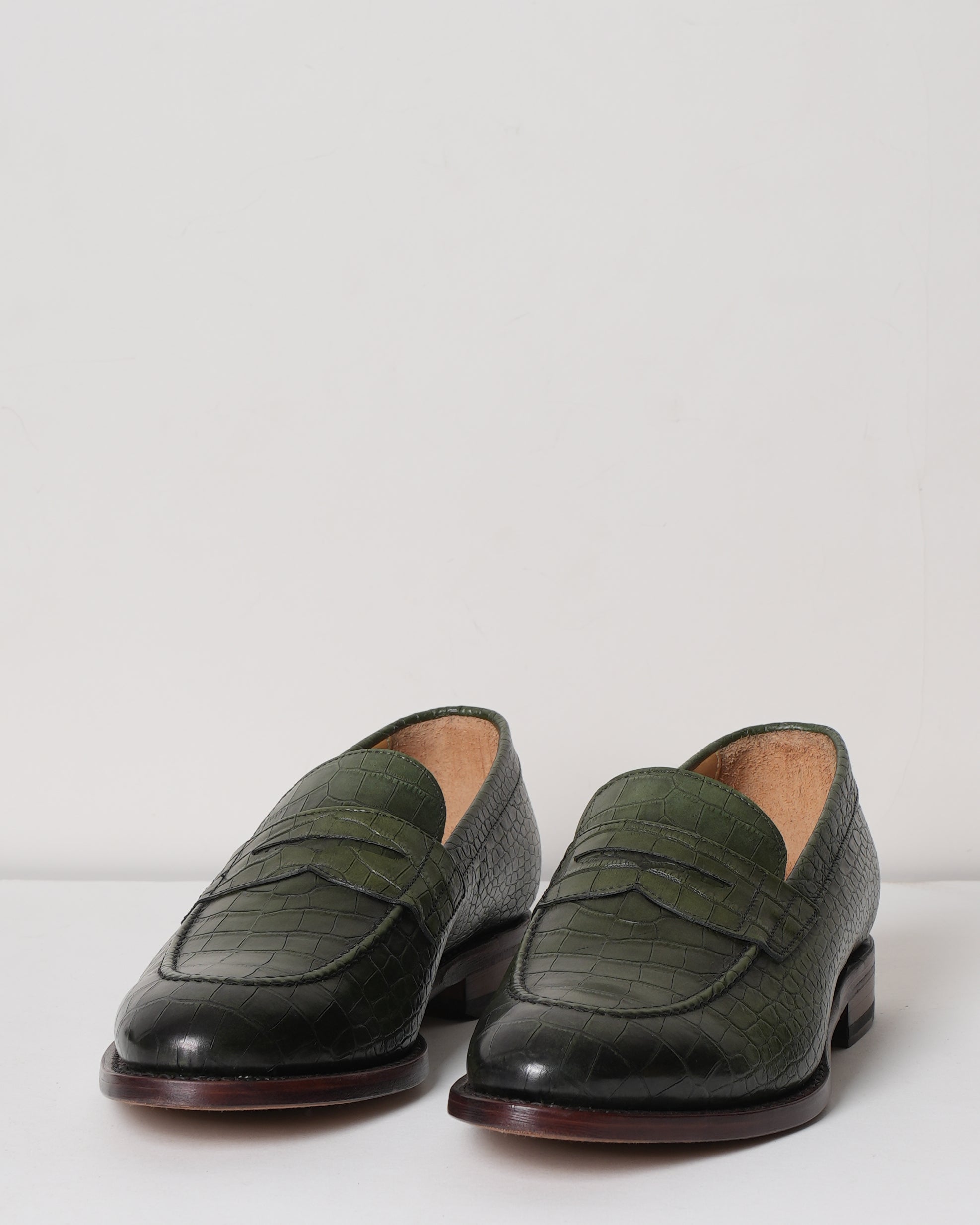 New Berwick Loafers In Green