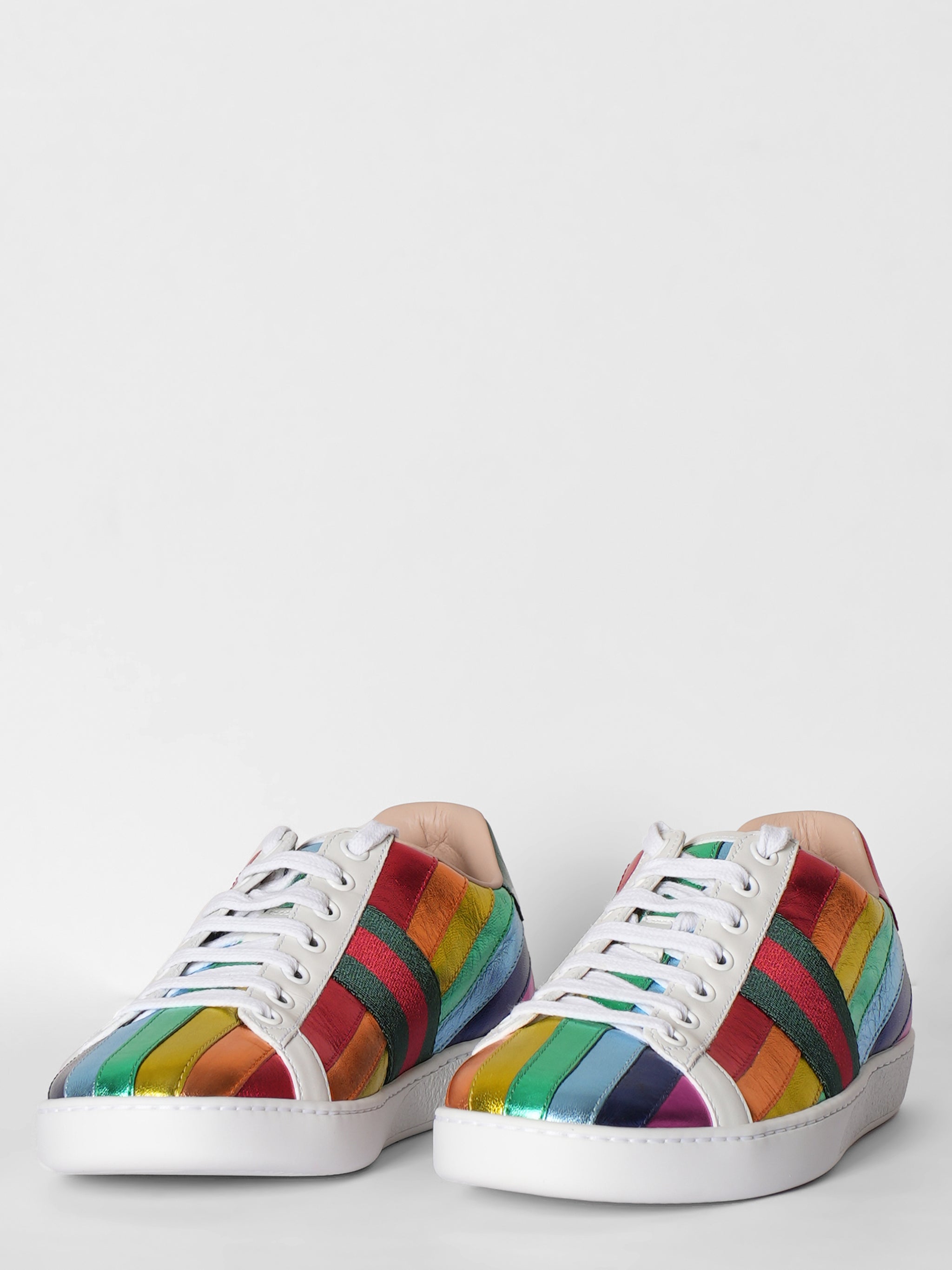 Gucci ace metallic hotsell