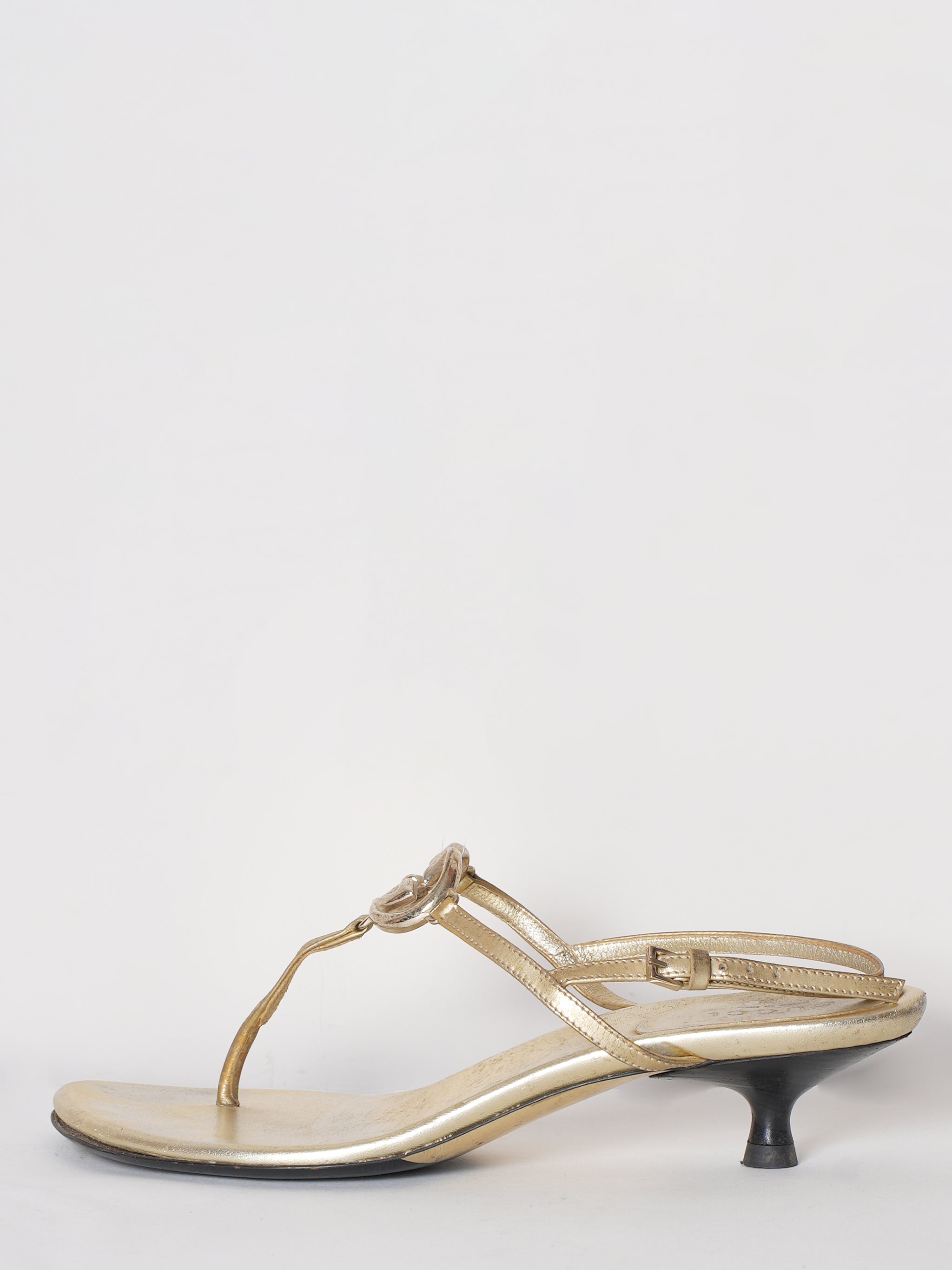 Gucci Golden Sandals