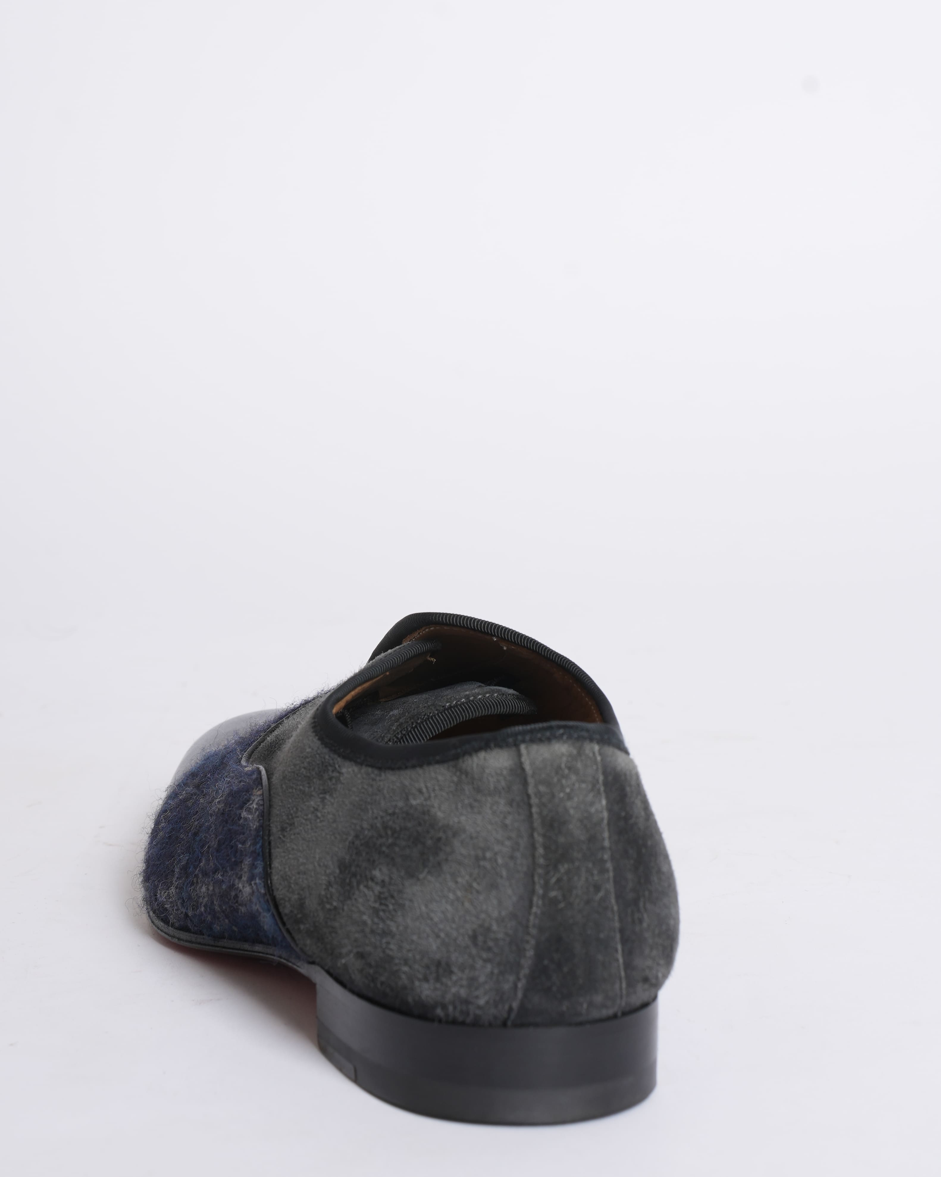 Christian Louboutin Men's Tweed Patch Detailing Loafers