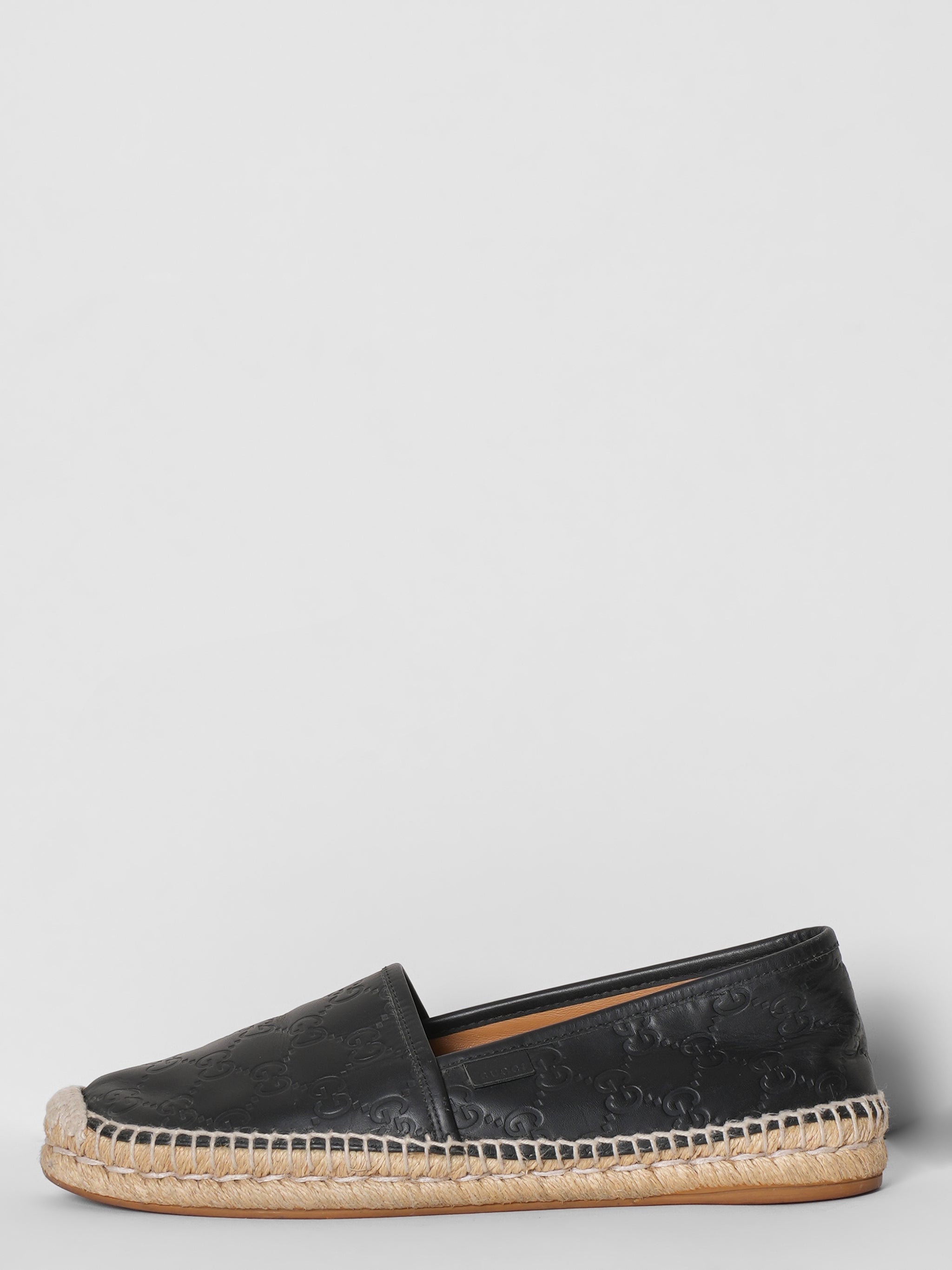 Gucci Authentic Leather Espadrills
