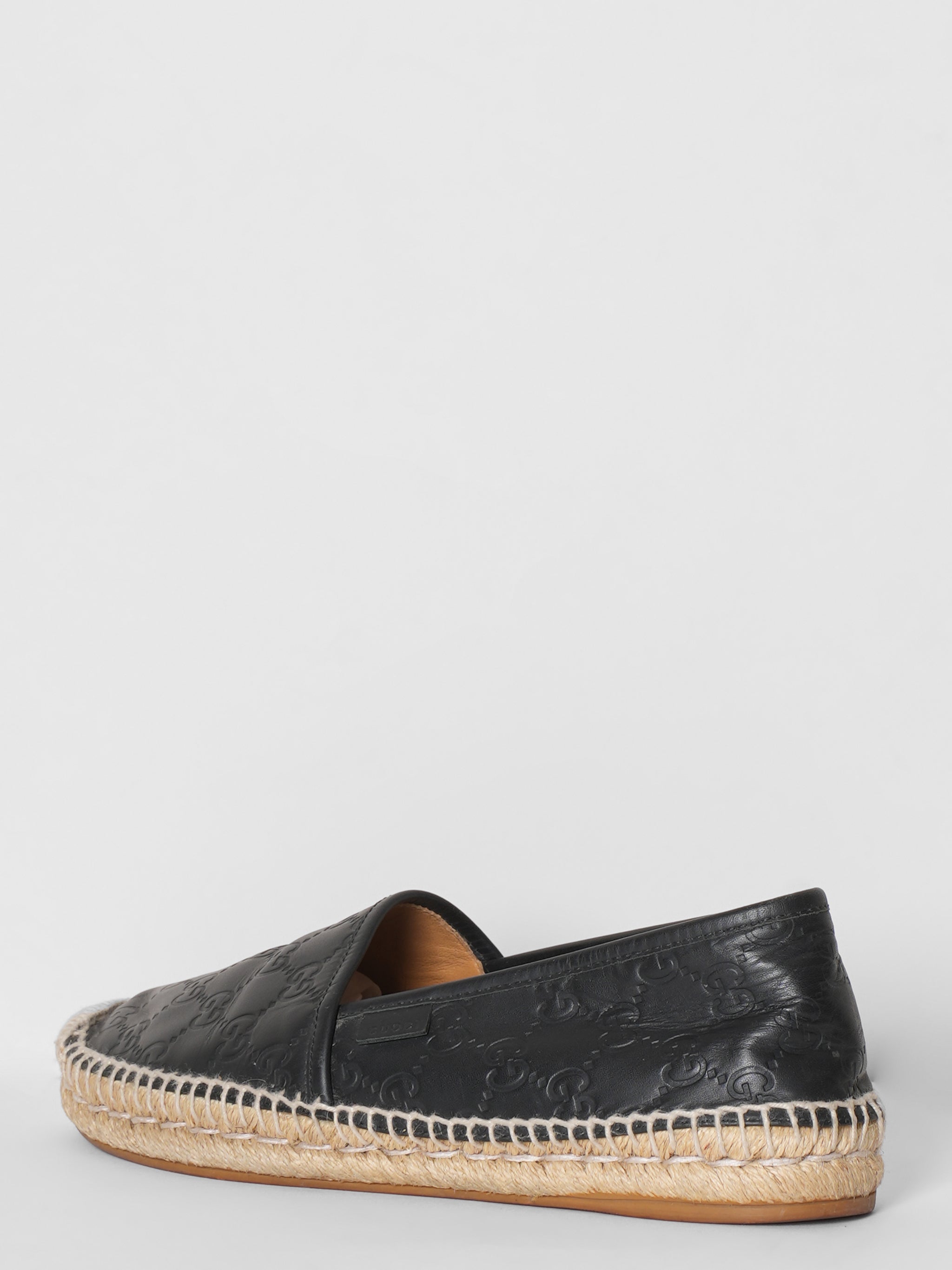 Gucci Authentic Leather Espadrills