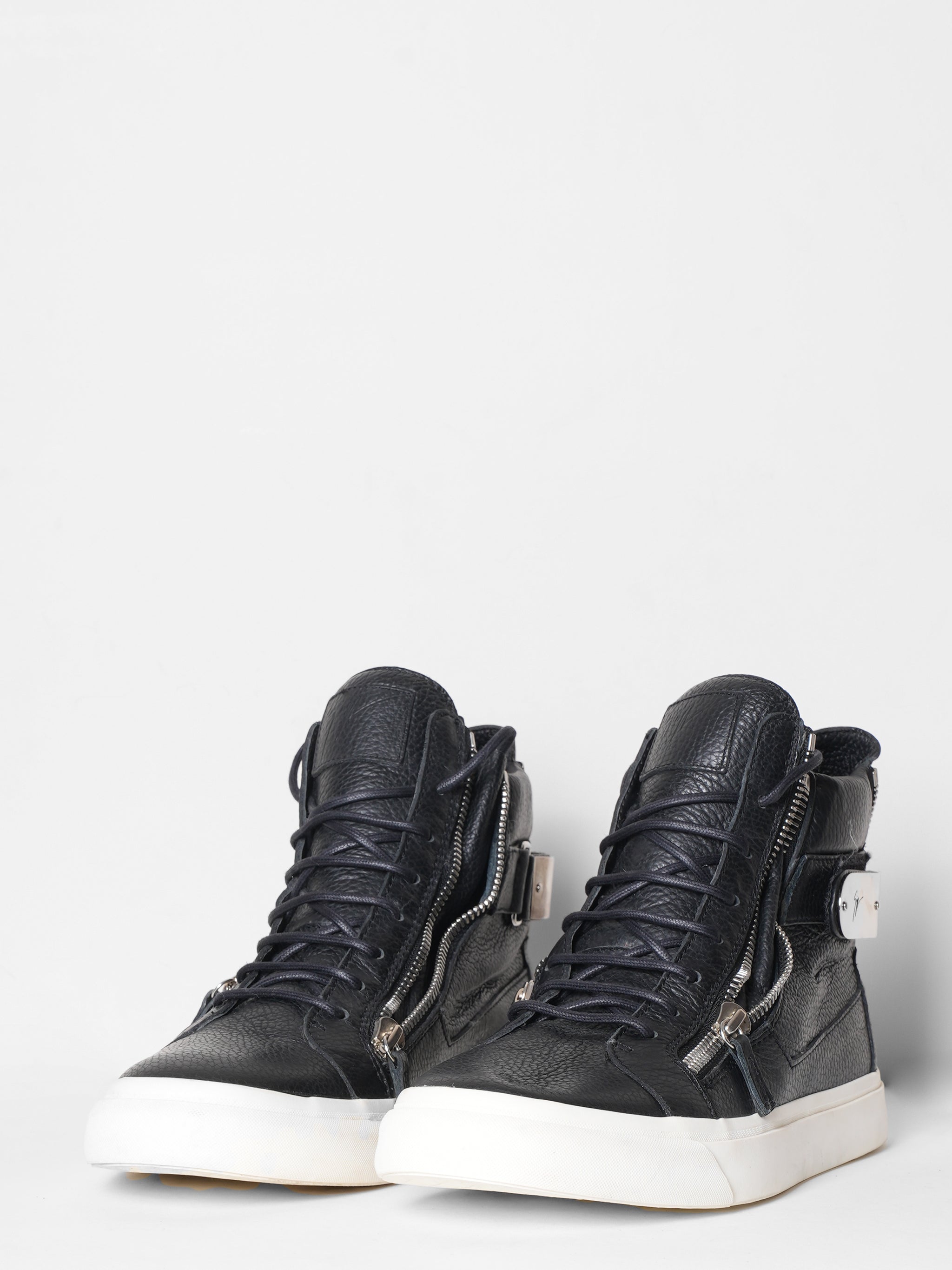 Giuseppe Zanotti Black High Top Sneakers