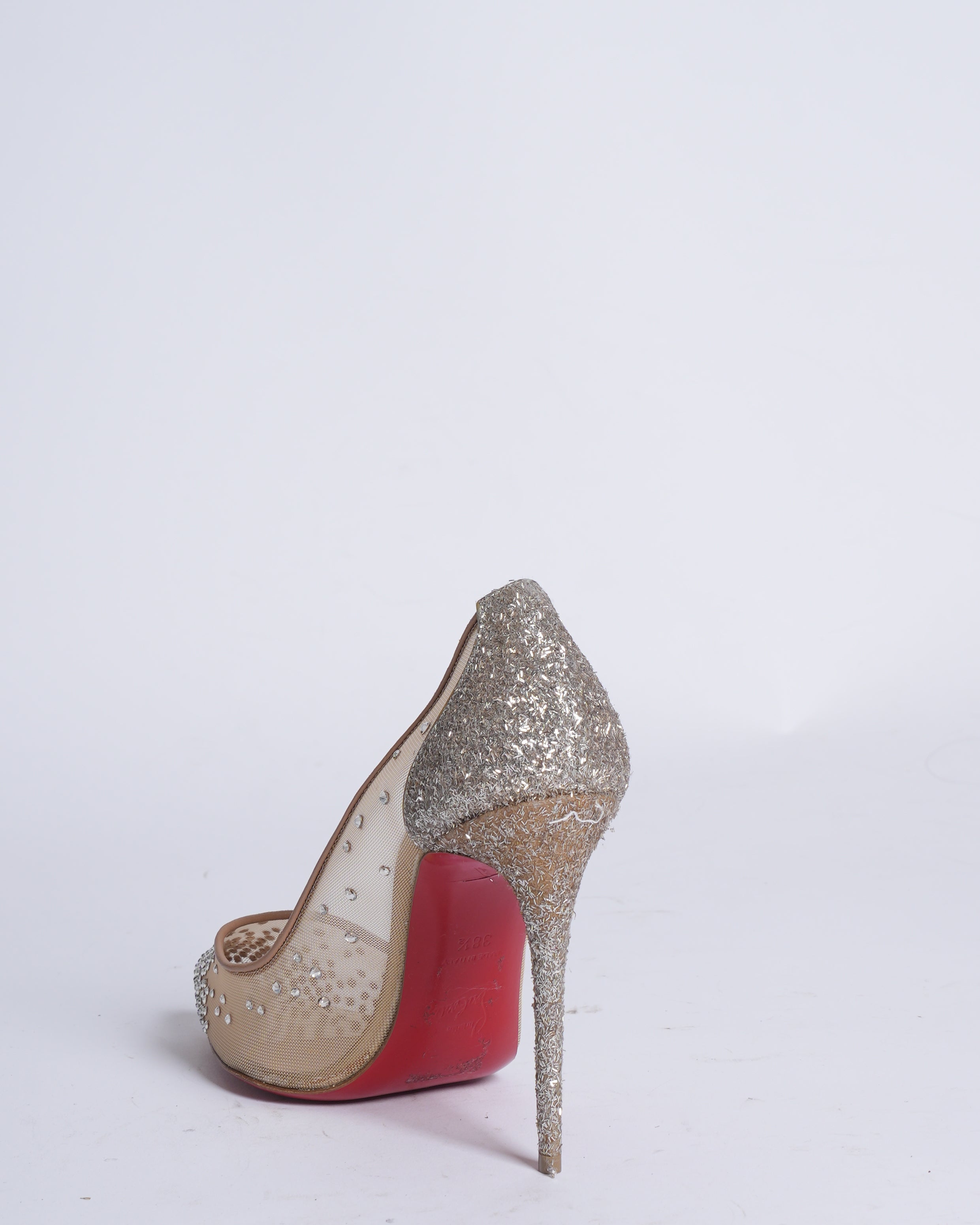 New Christian Louboutin Follies Strass Heels