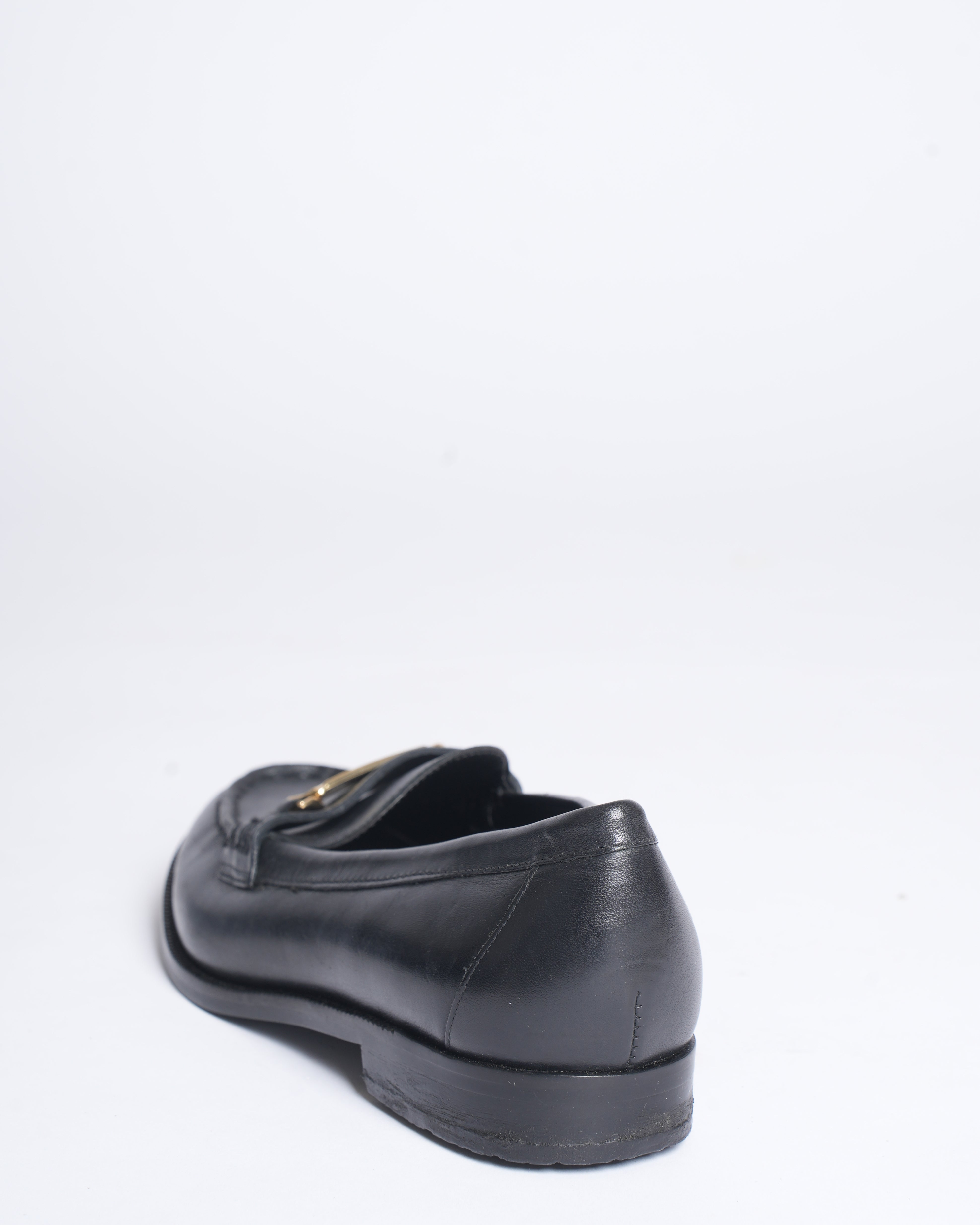 New Ralph Lauren Black Leather Loafers