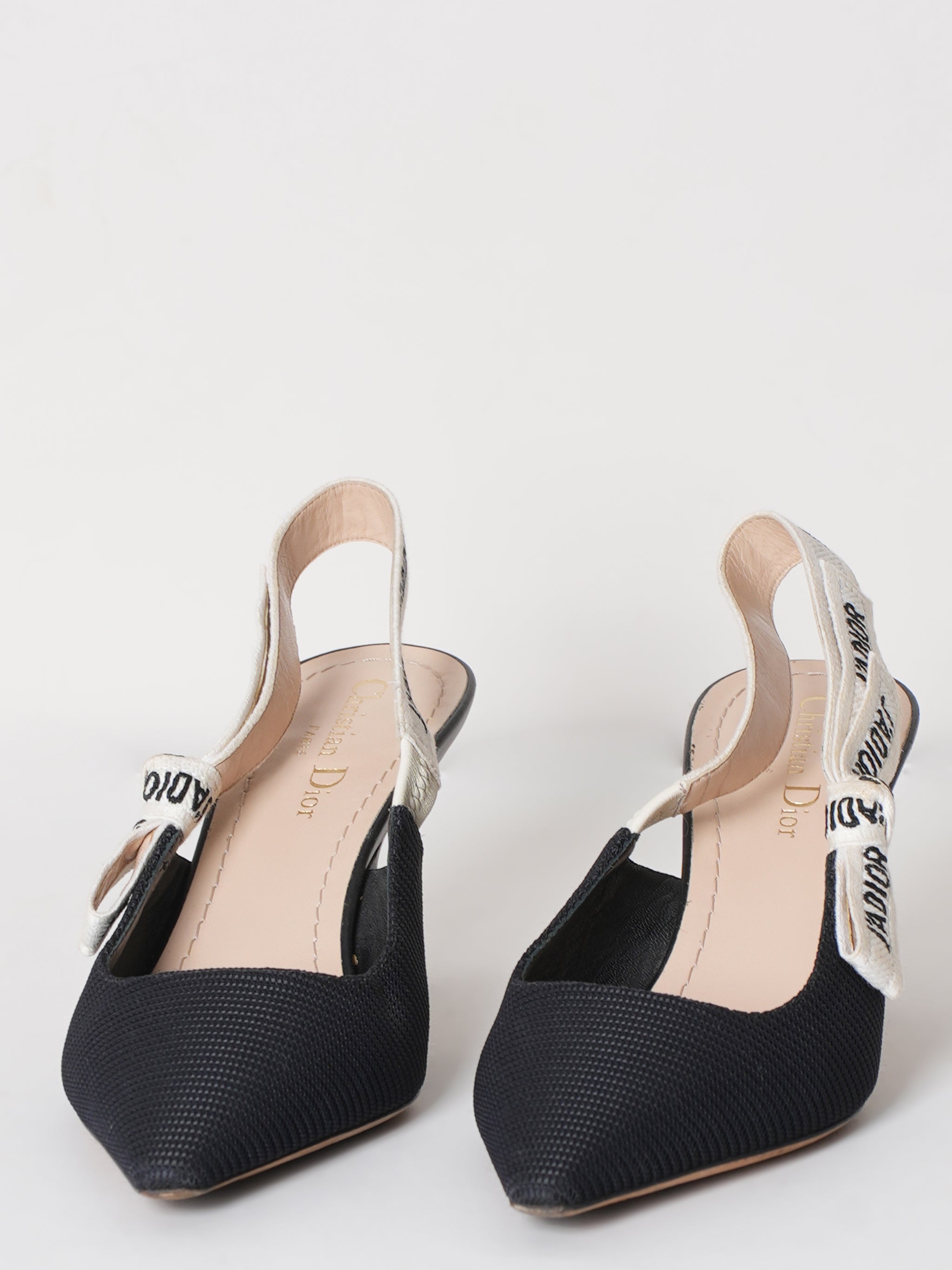Dior Jadior Black Sling Back Pump