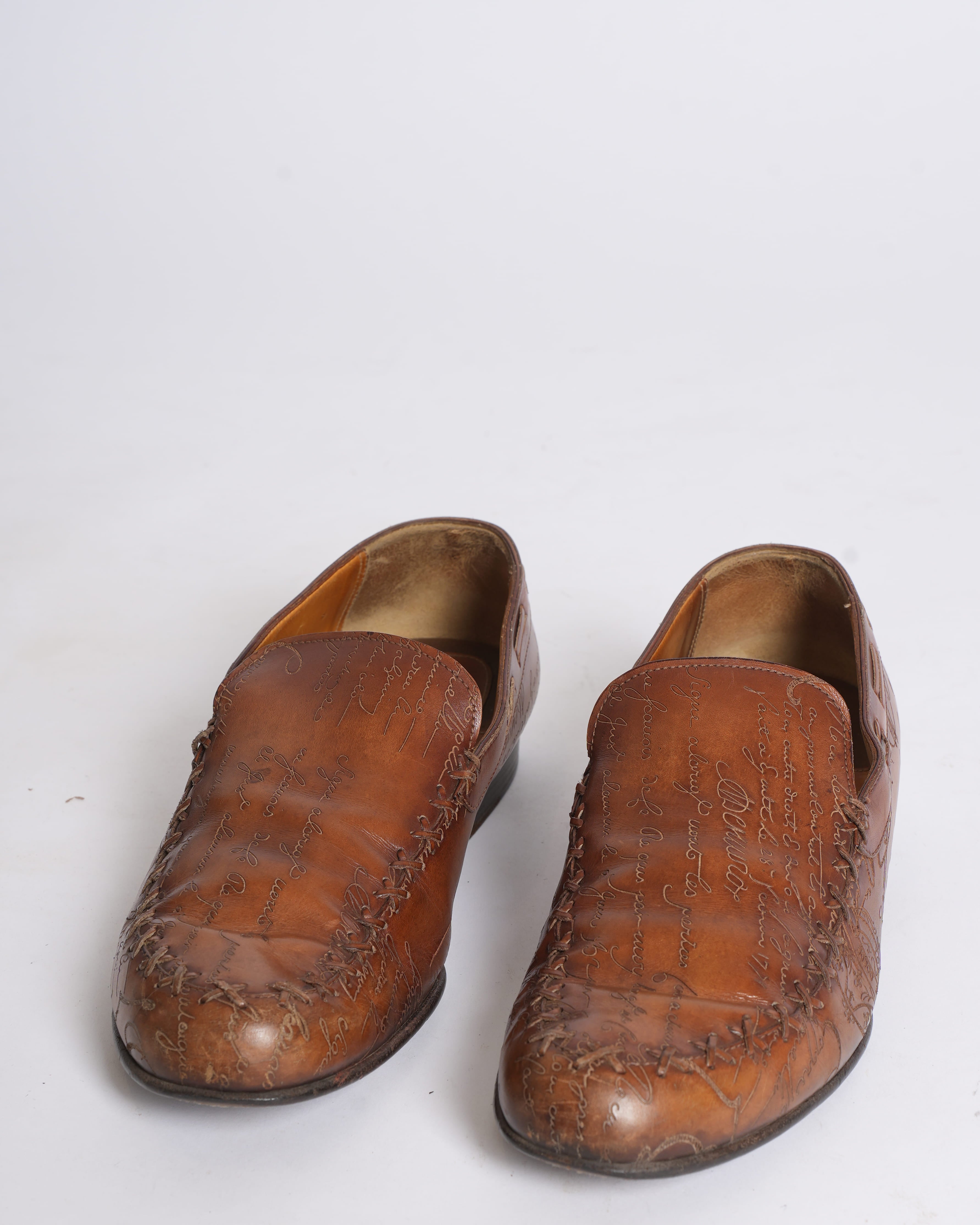Berluti Men's Loafers In Brown