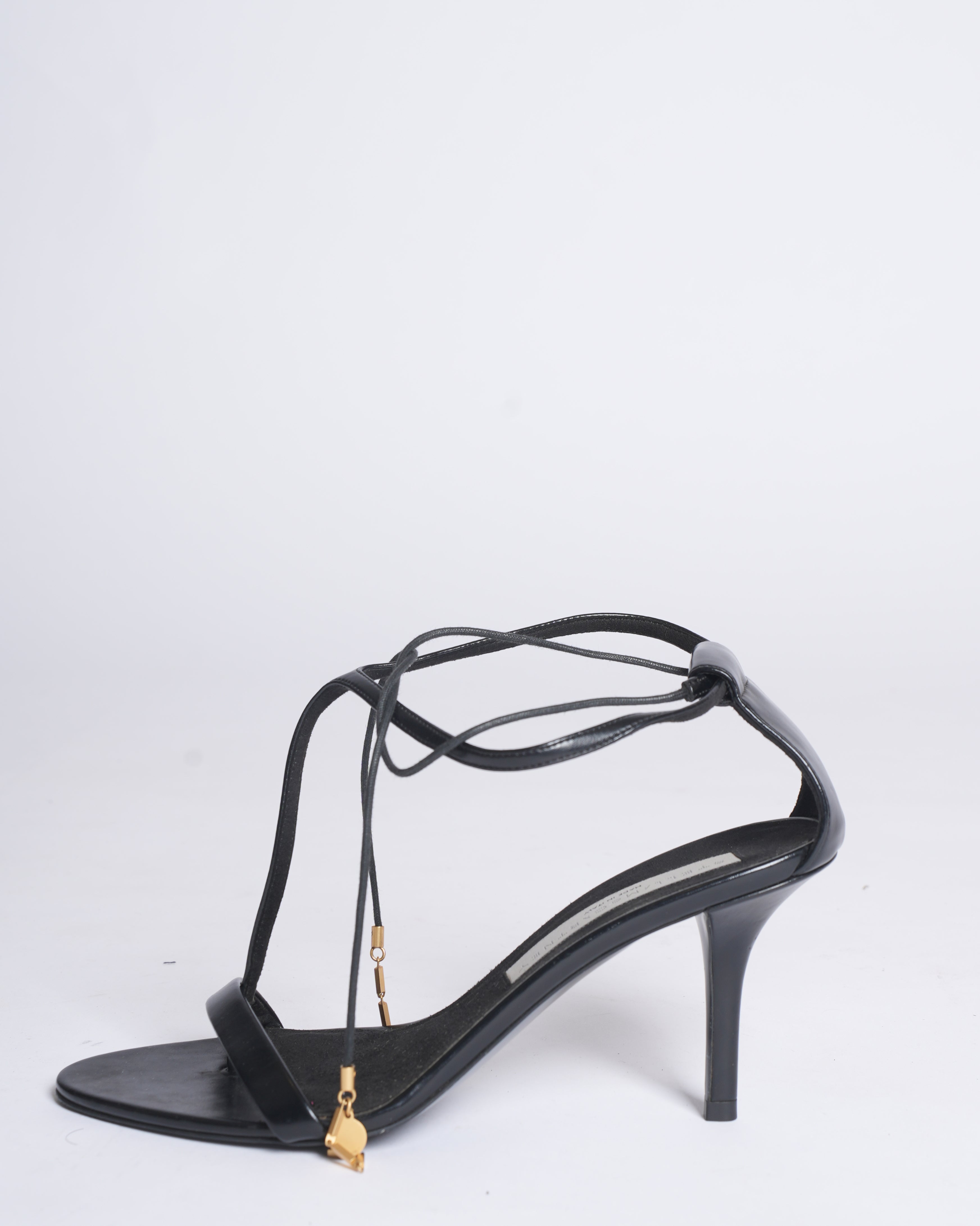Stella McCartney Faux Leather Lace-Up Sandals