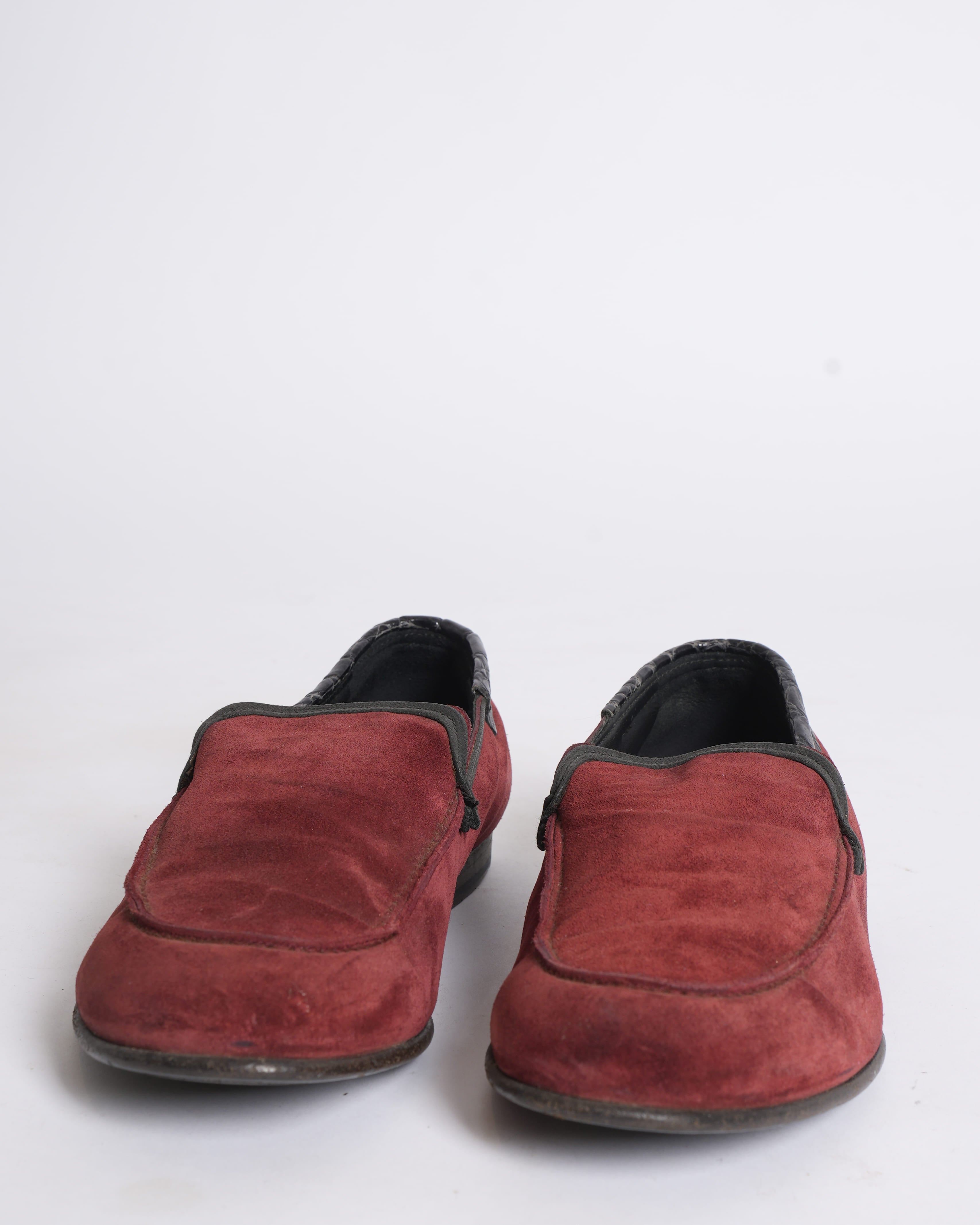 Dolce & Gabbana Men's Loafers in Red