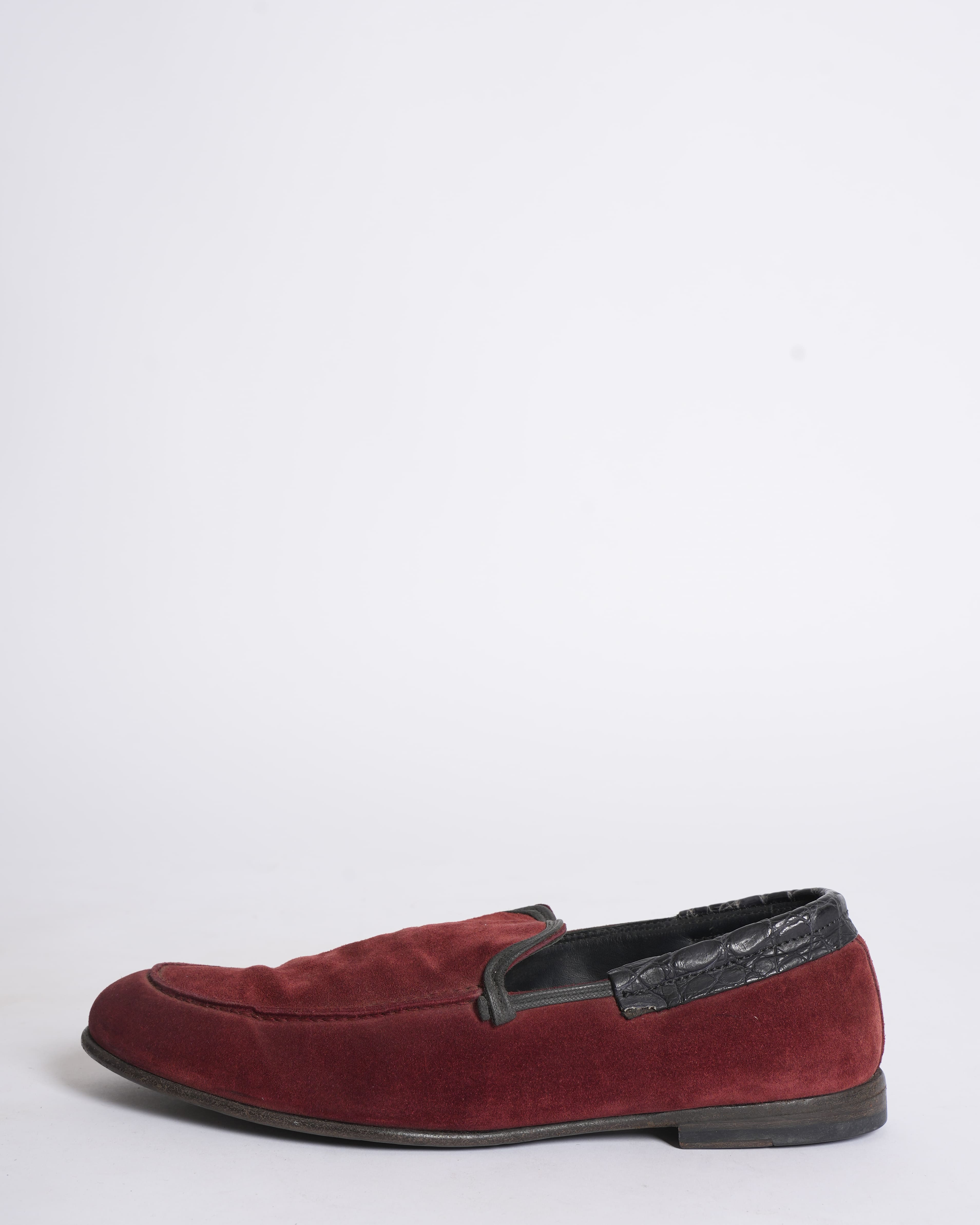 Dolce & Gabbana Men's Loafers in Red