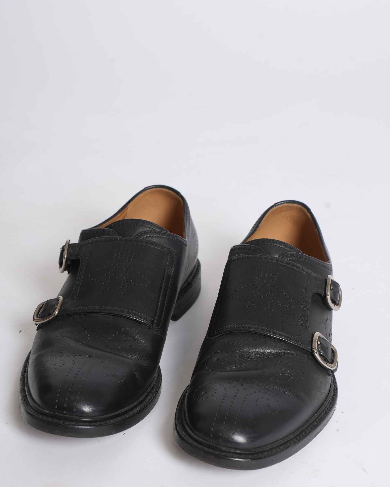 Gucci Men's Calfskin Double Monk Strap Loafers