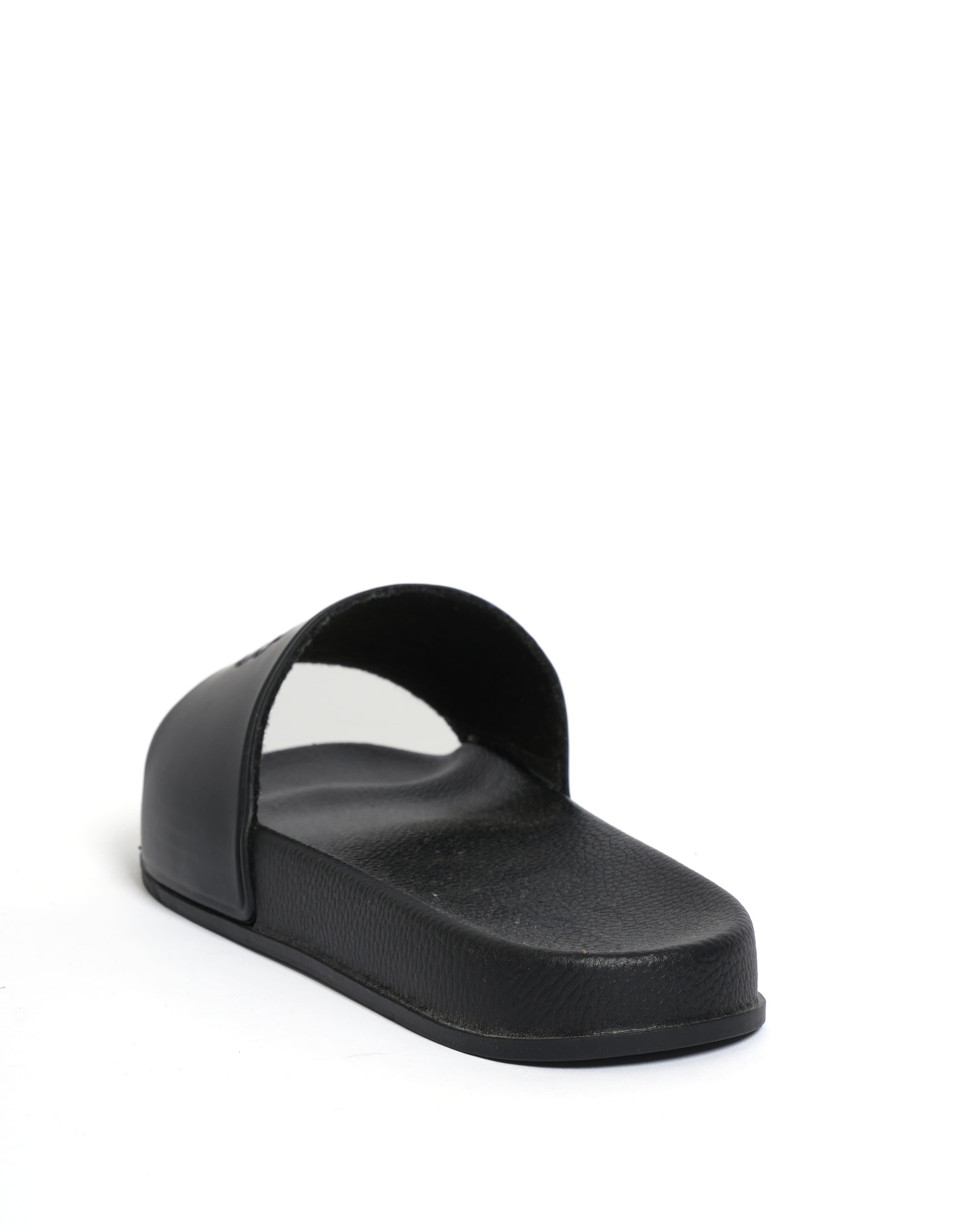 Roberto Cavalli Nero Men’s Slides in Black