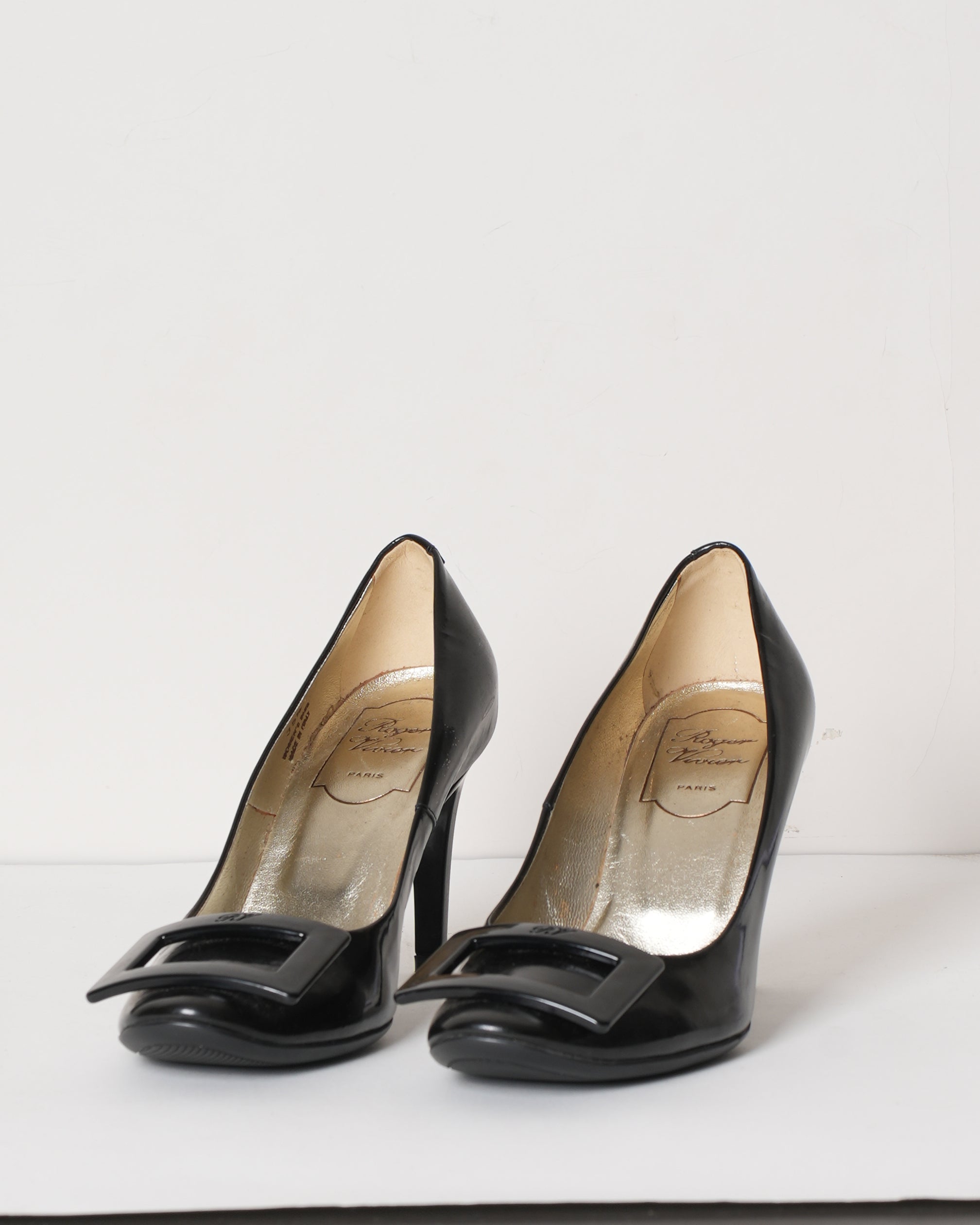 Roger Vivier Women's Patent Leather Heels Pumps Shoes