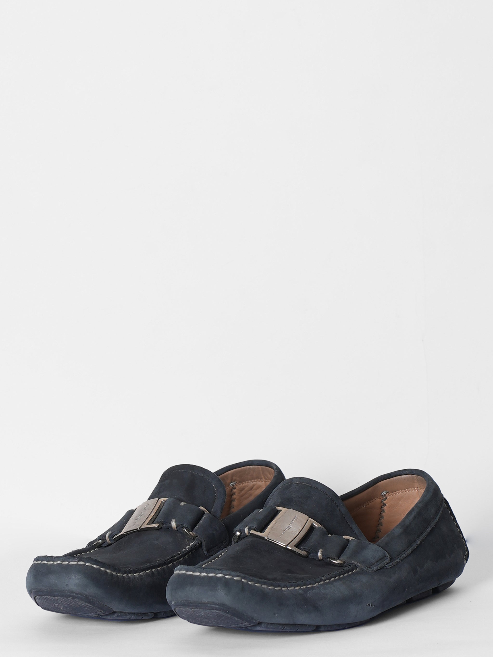 Salvatore Ferragamo Black Loafers