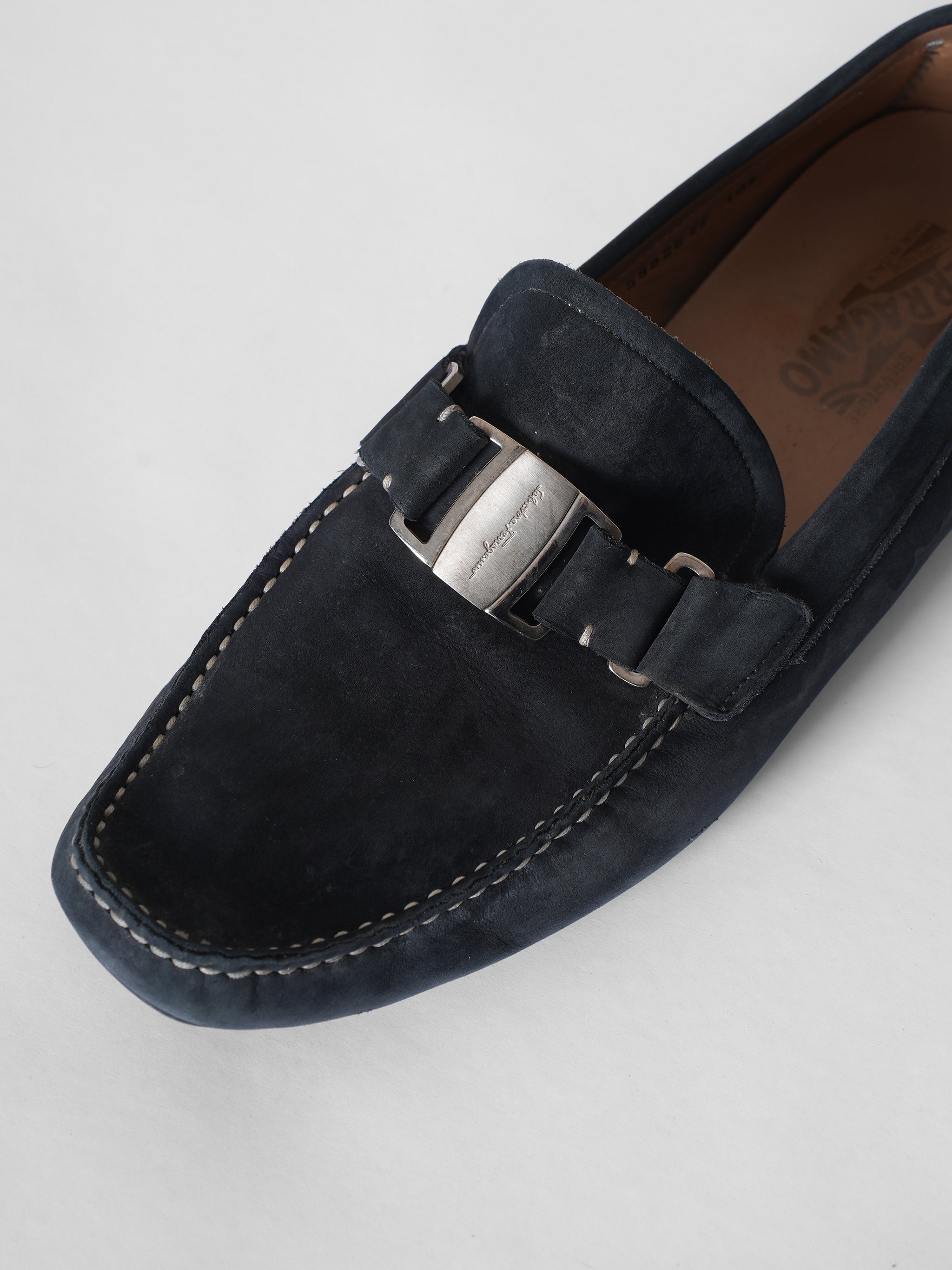 Salvatore Ferragamo Black Loafers