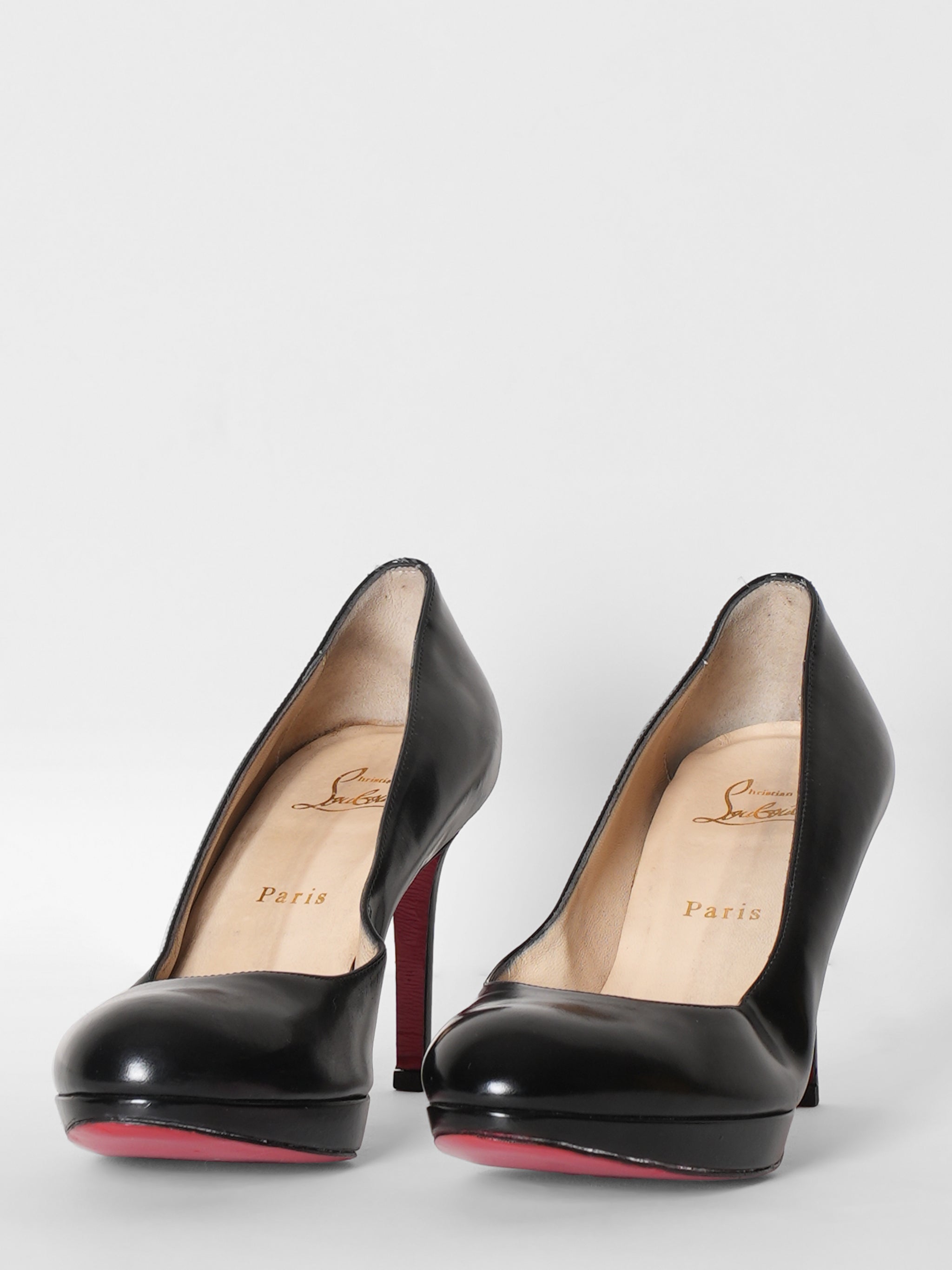 Christian Louboutin Black Patent Leather Pumps