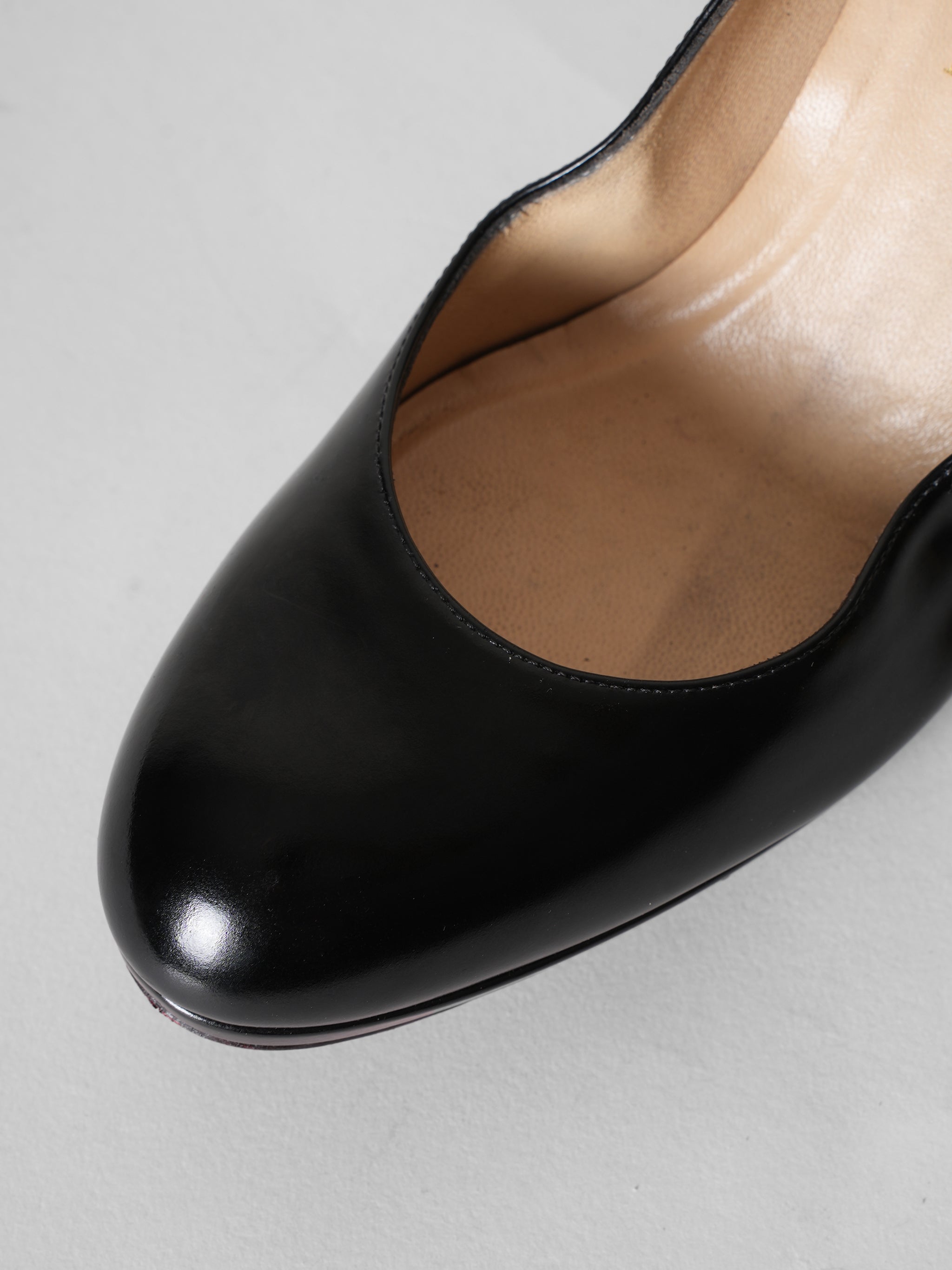 Christian Louboutin Black Patent Leather Pumps