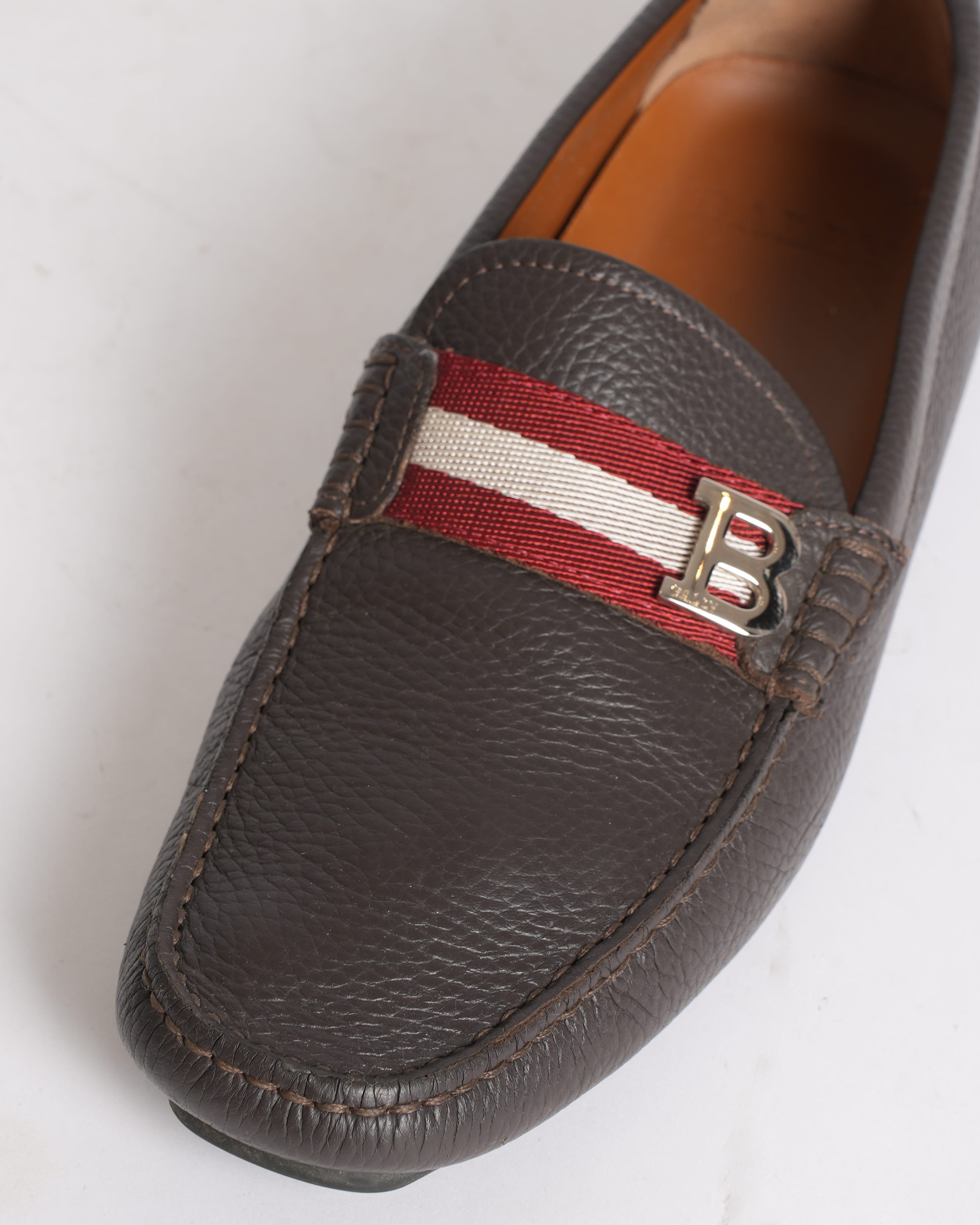 Bally Dark Brown Perthy Loafers