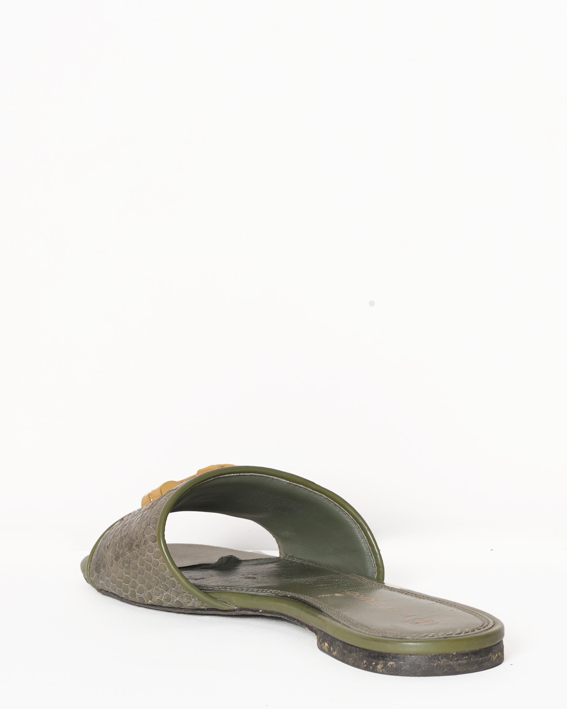 Tory Burch Eleaner Slides With Metal Logo