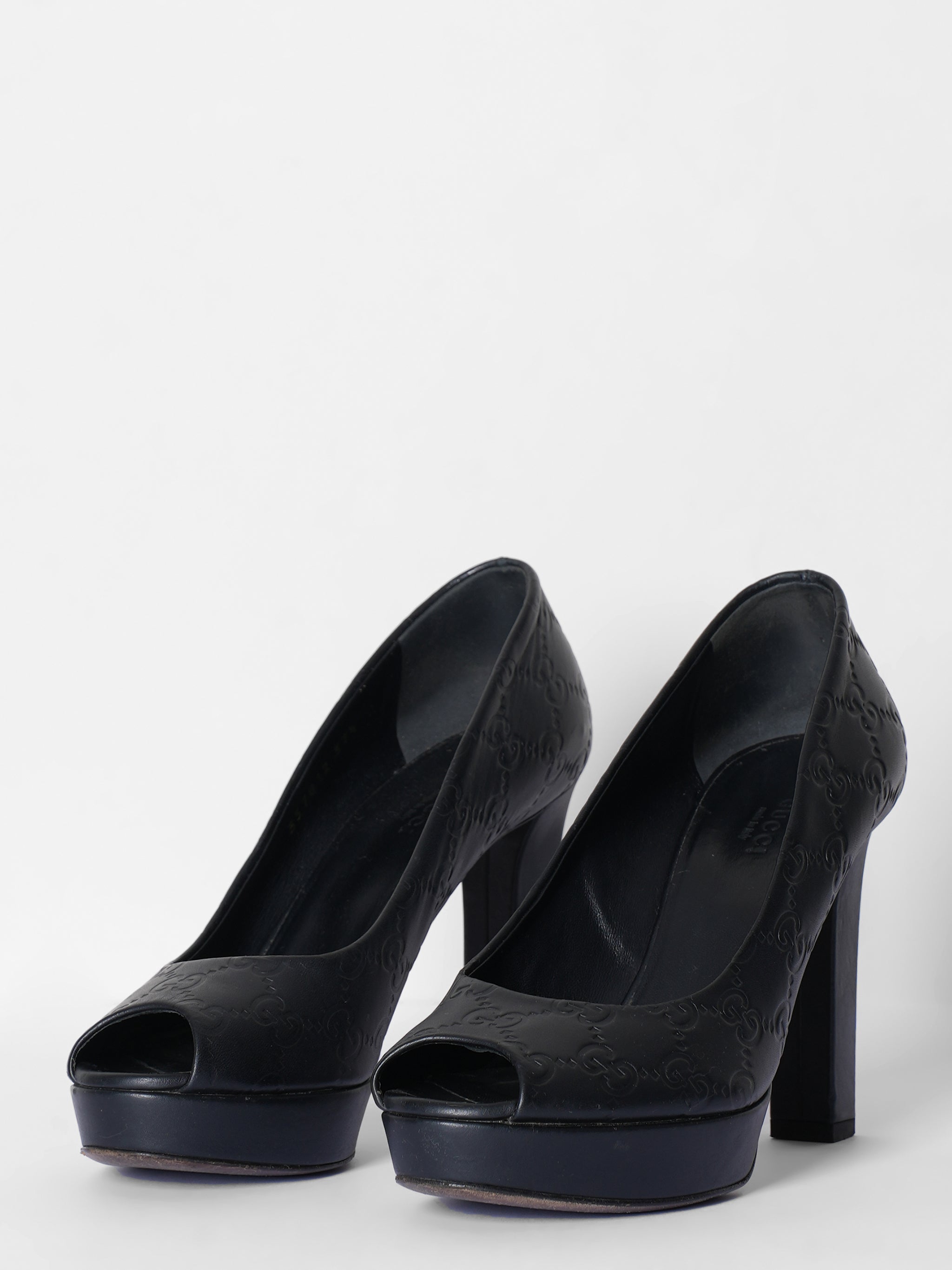 Gucci best sale platform pumps