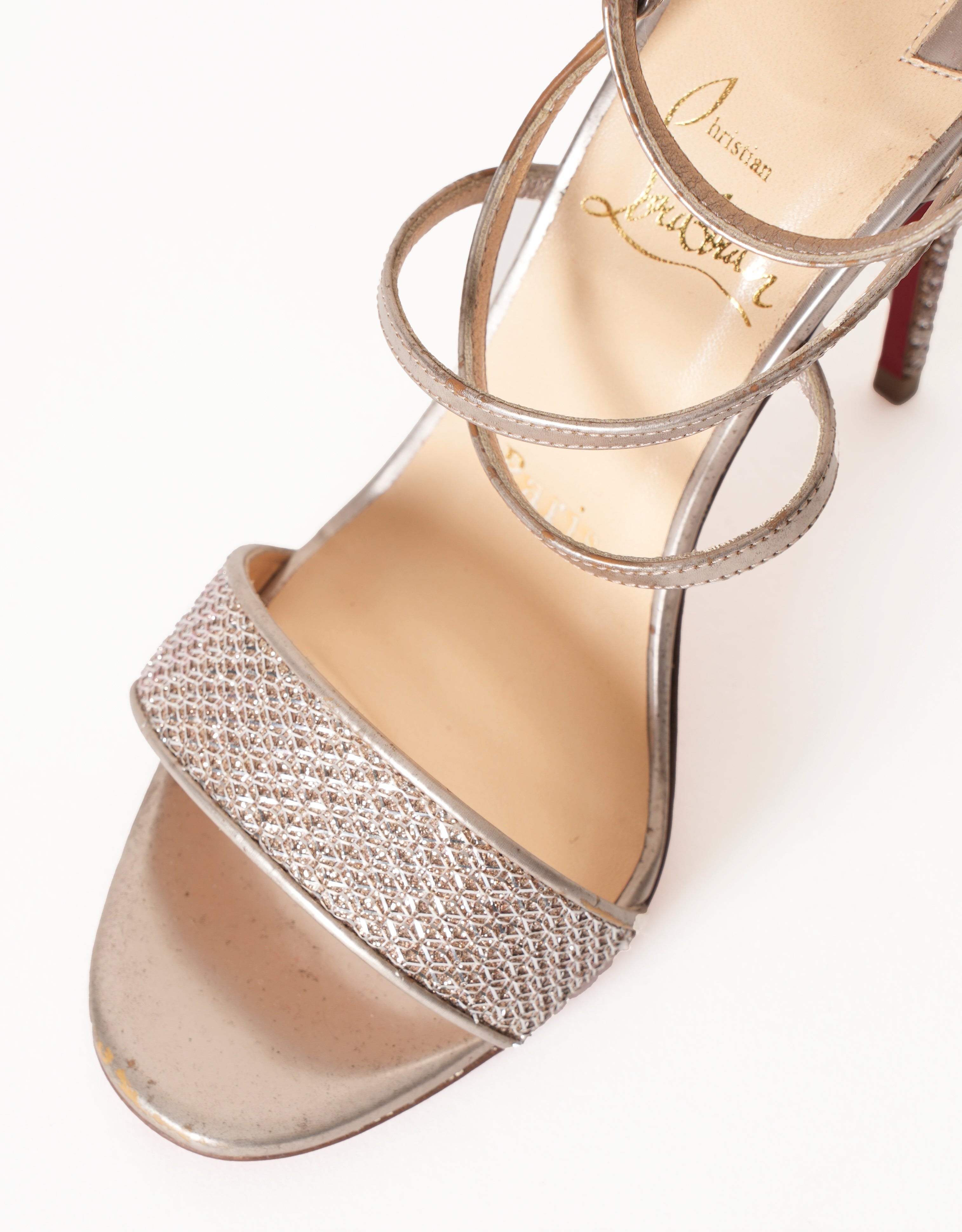 Christian Louboutin Mesh Choca 100 Shoe