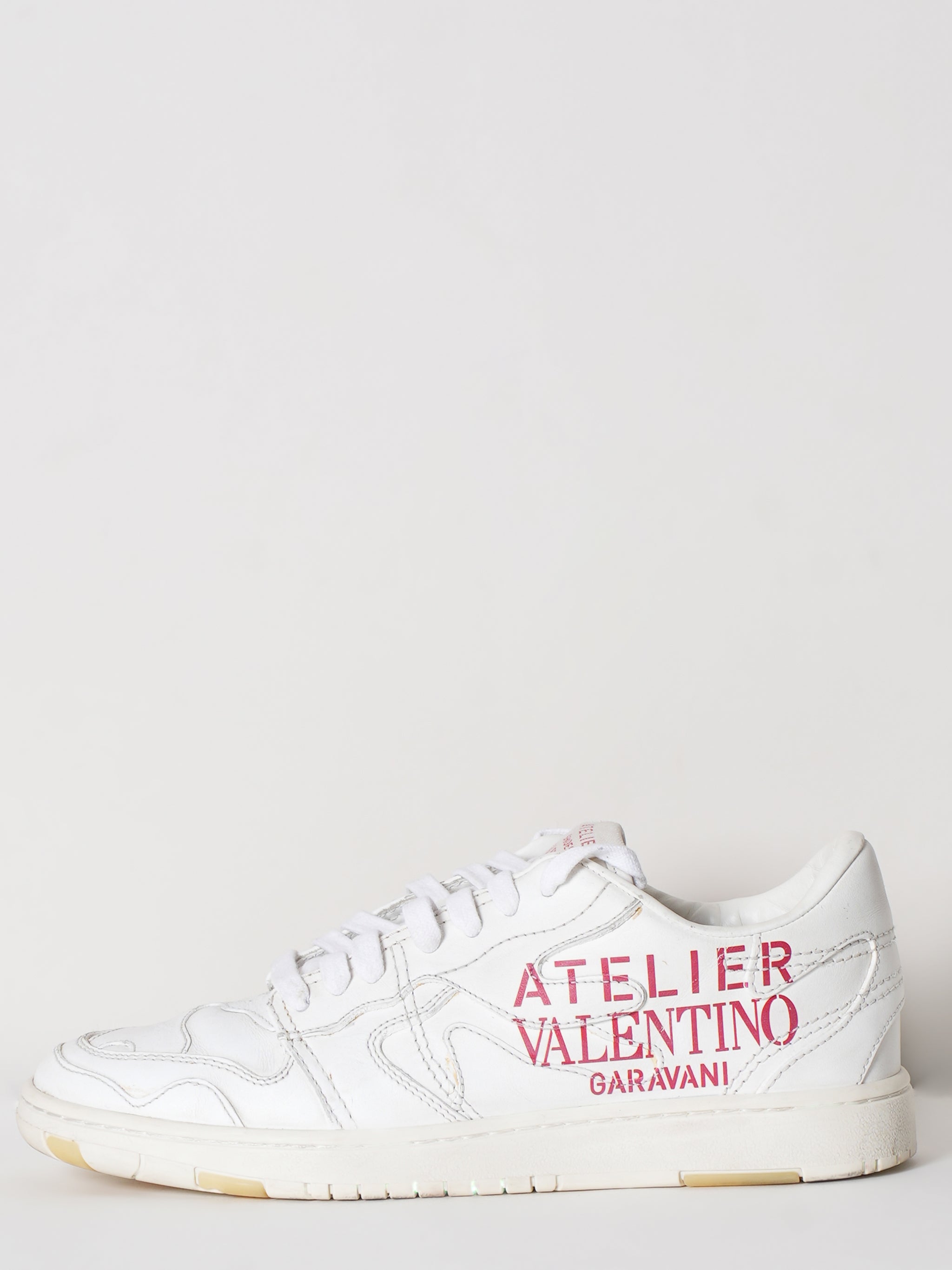 Valentino Garavani Atelier With Camouflage Leather Sneakers