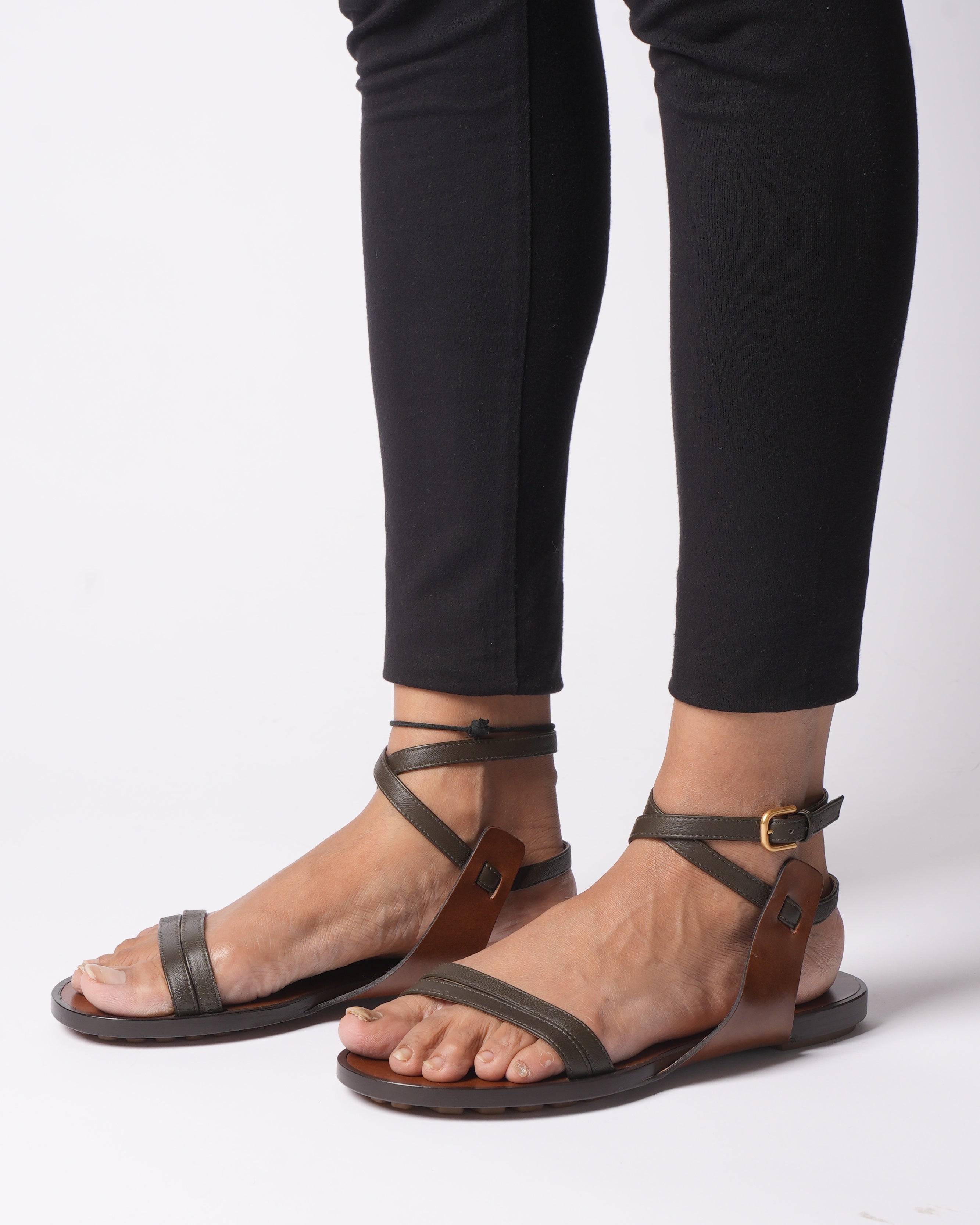 Bottega brown flats