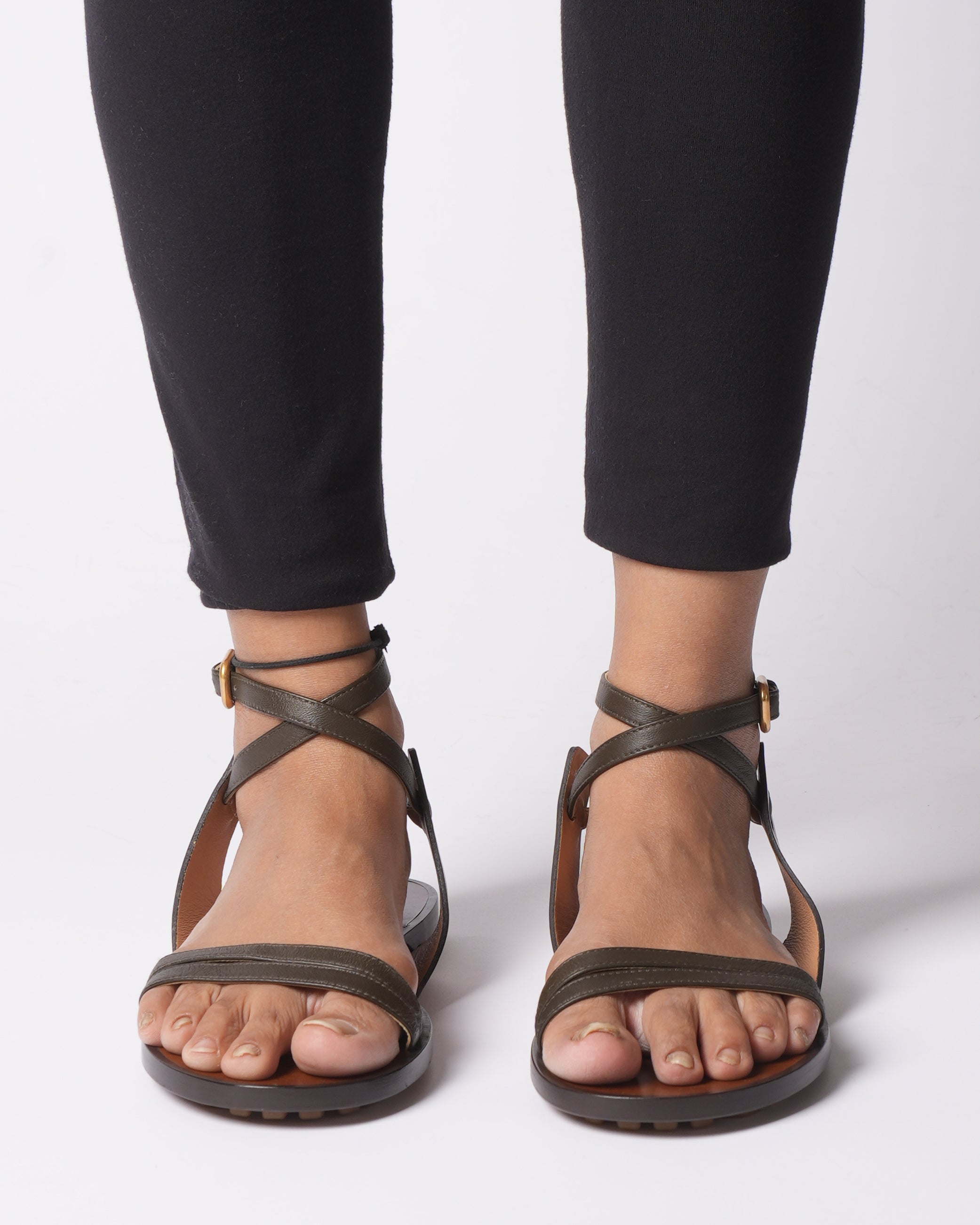 Bottega brown flats