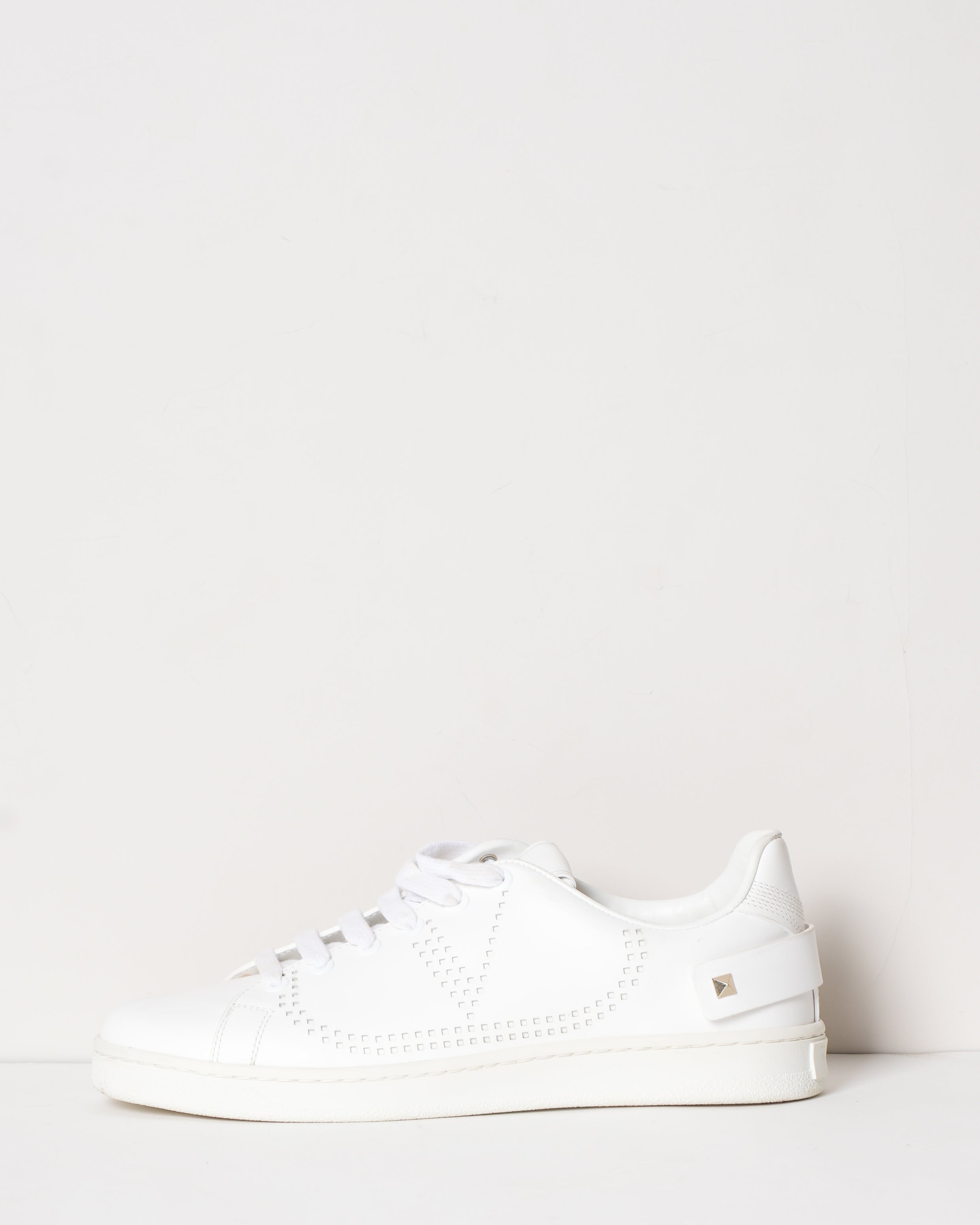 Valentino Garavani Rockstud Leather Low Trainers