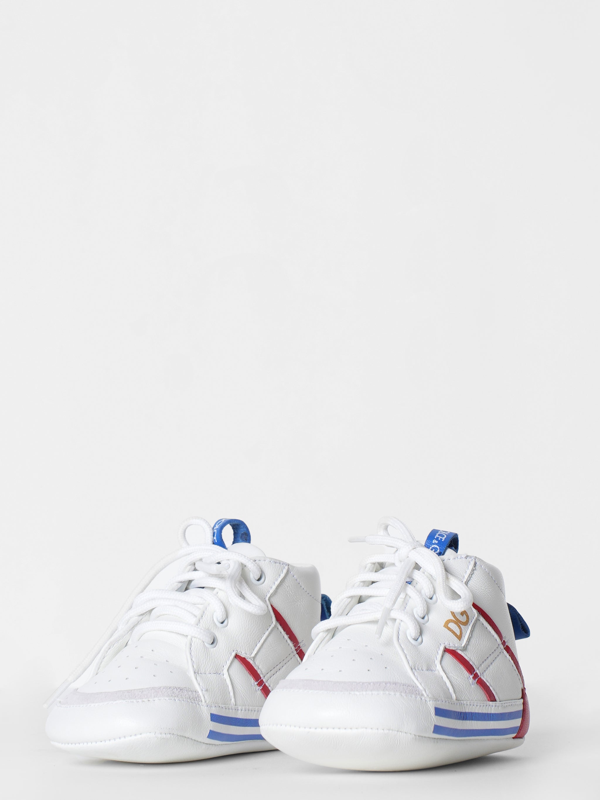Dolce & Gabbana Nappa Leather Laceup Sneakers