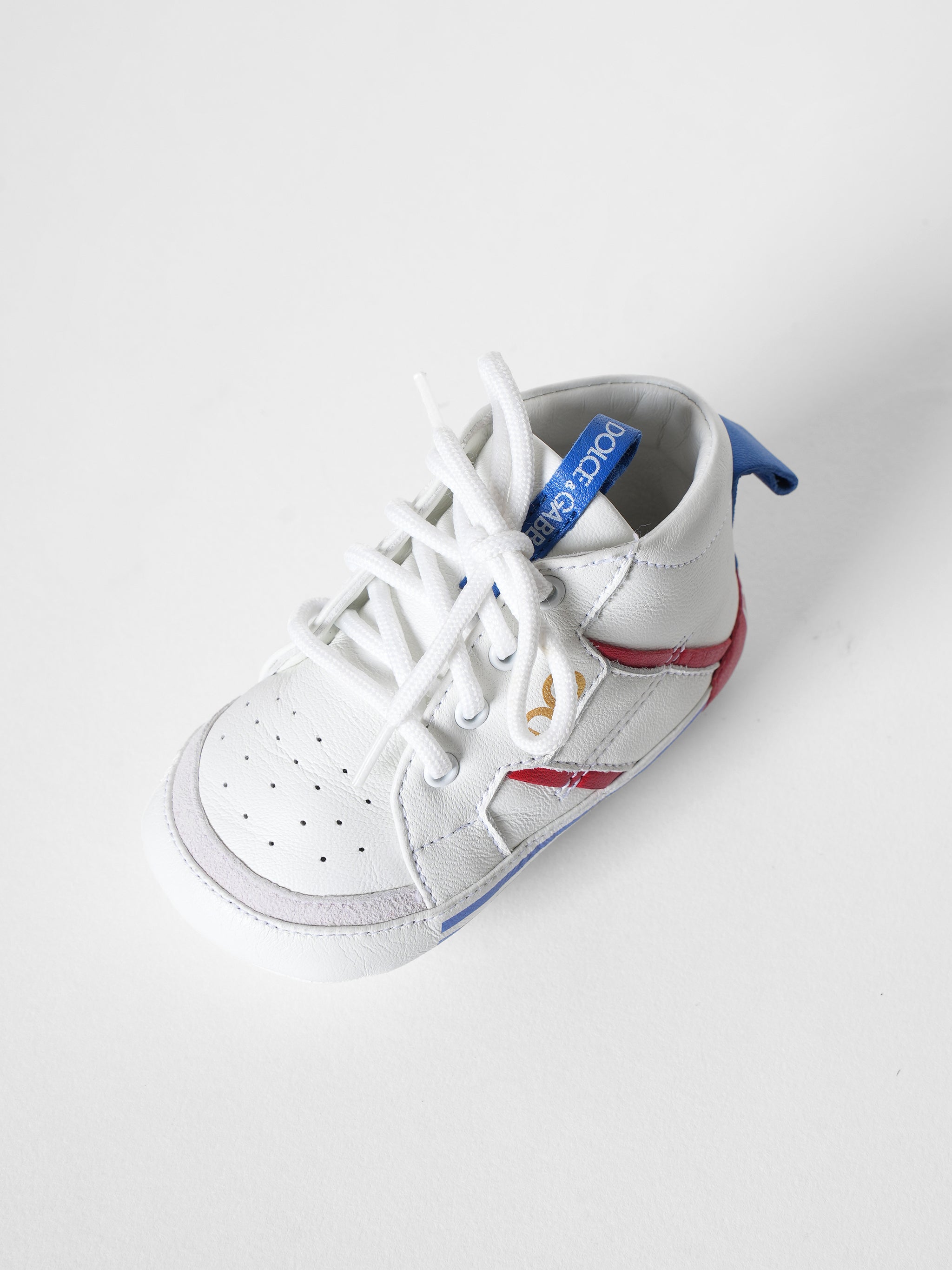 Dolce & Gabbana Nappa Leather Laceup Sneakers