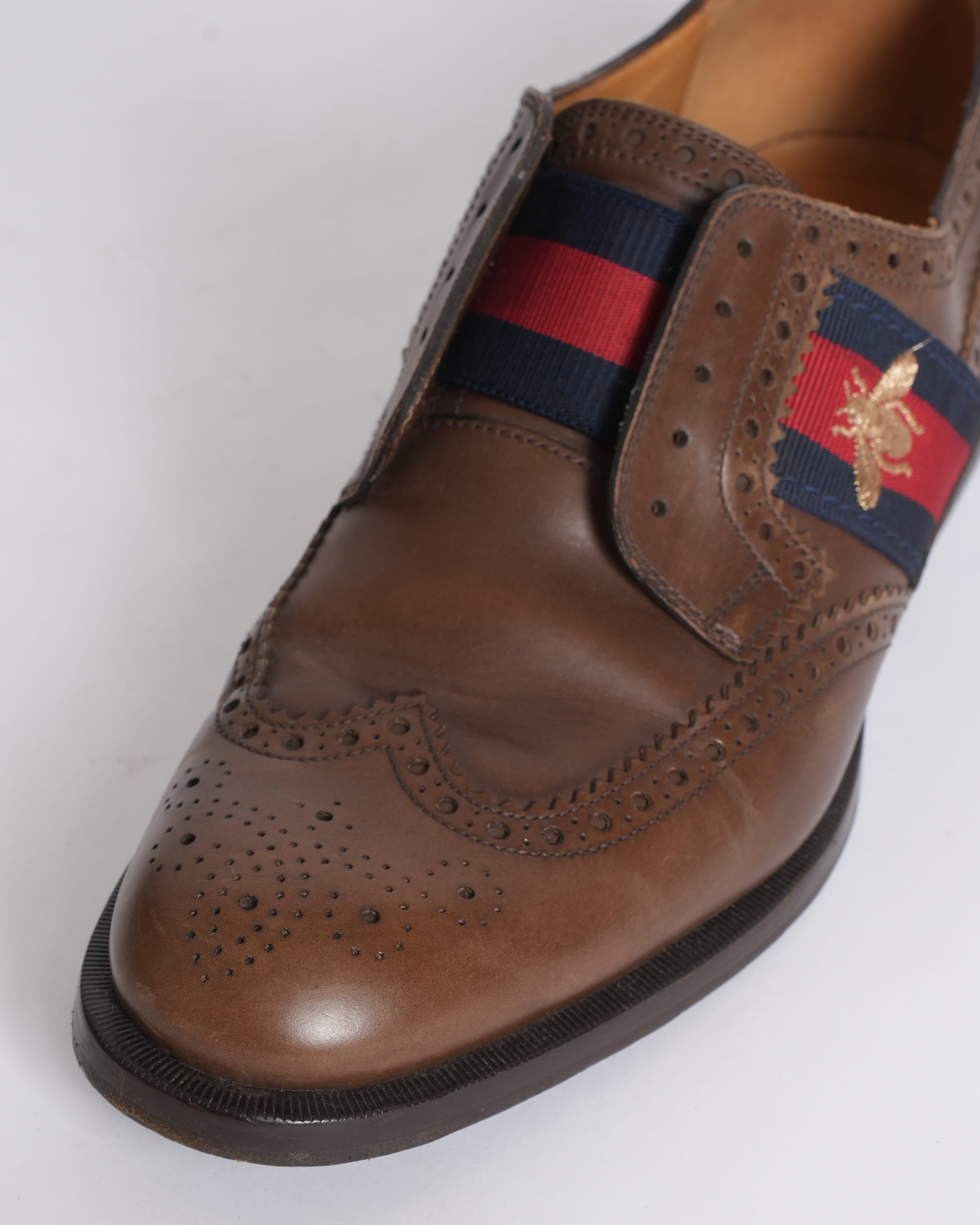 Gucci Men's Lace-Up Shoes in Brown
