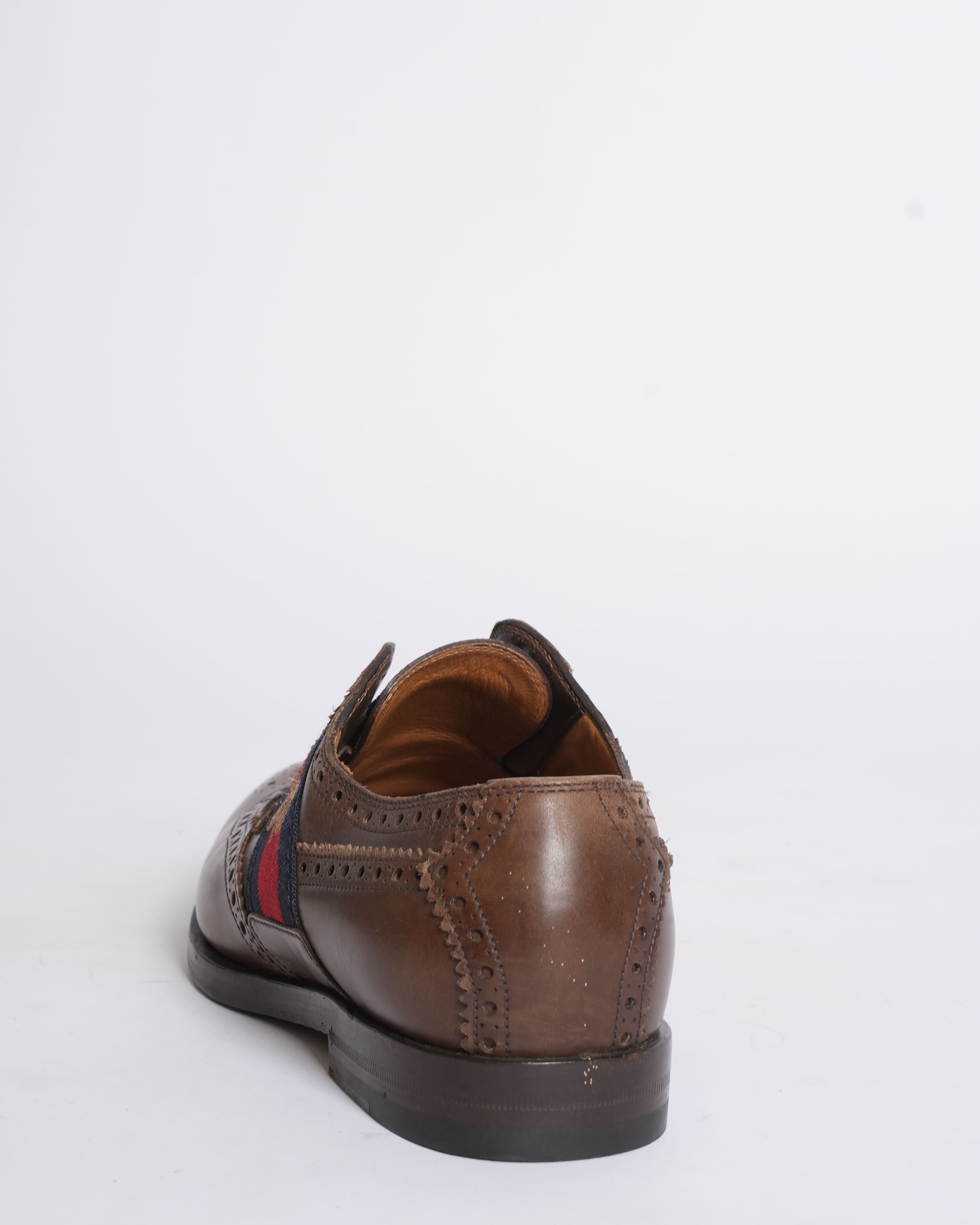 Gucci Men's Lace-Up Shoes in Brown