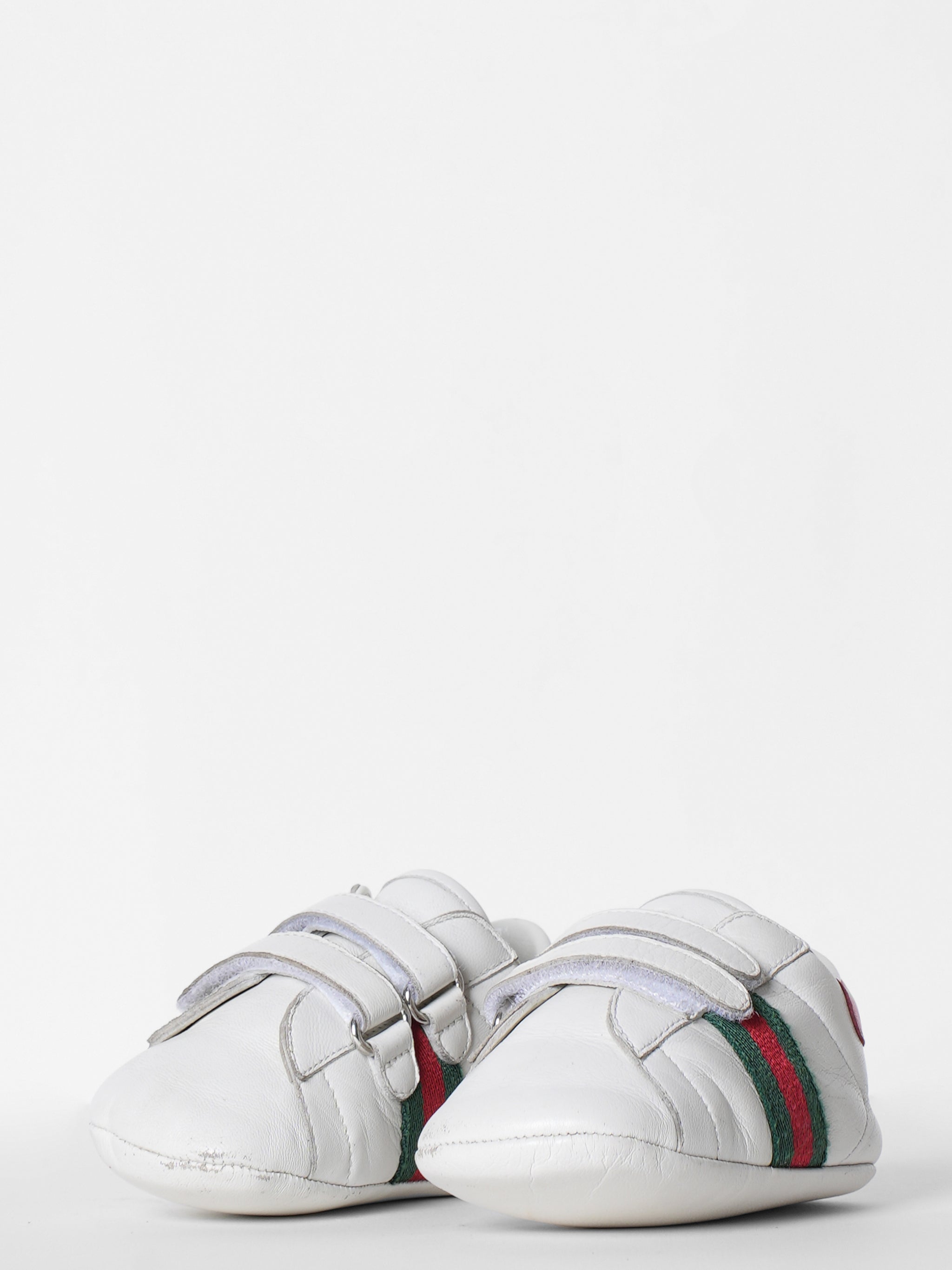 Gucci Leather Web Detail Sneakers