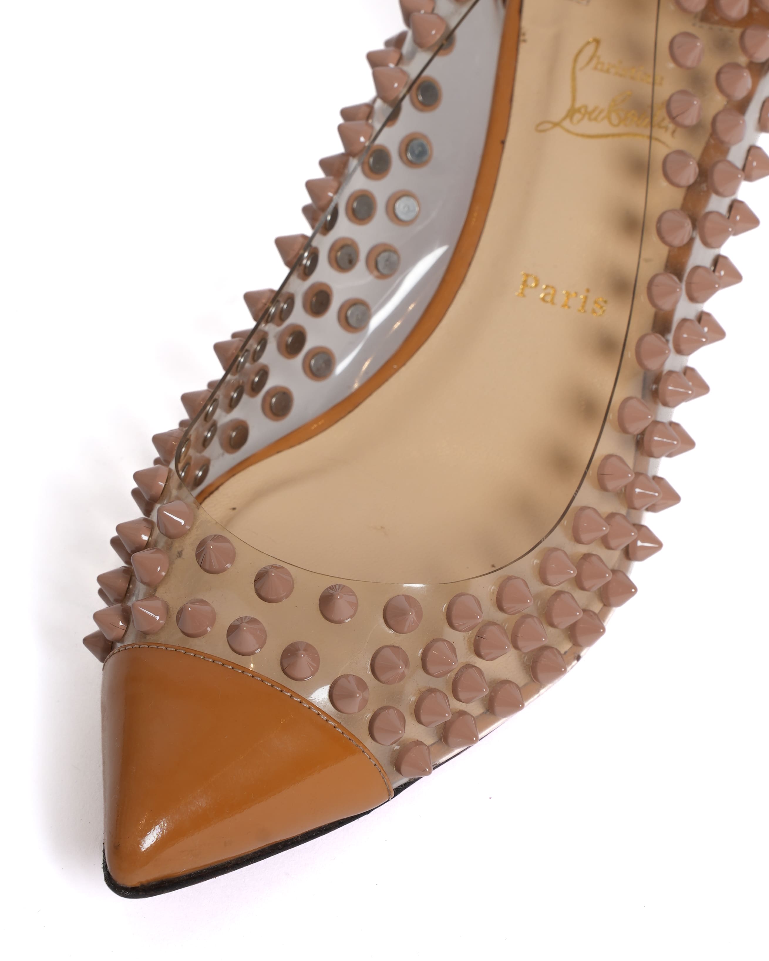 Christian Louboutin Spike Pointy Pumps
