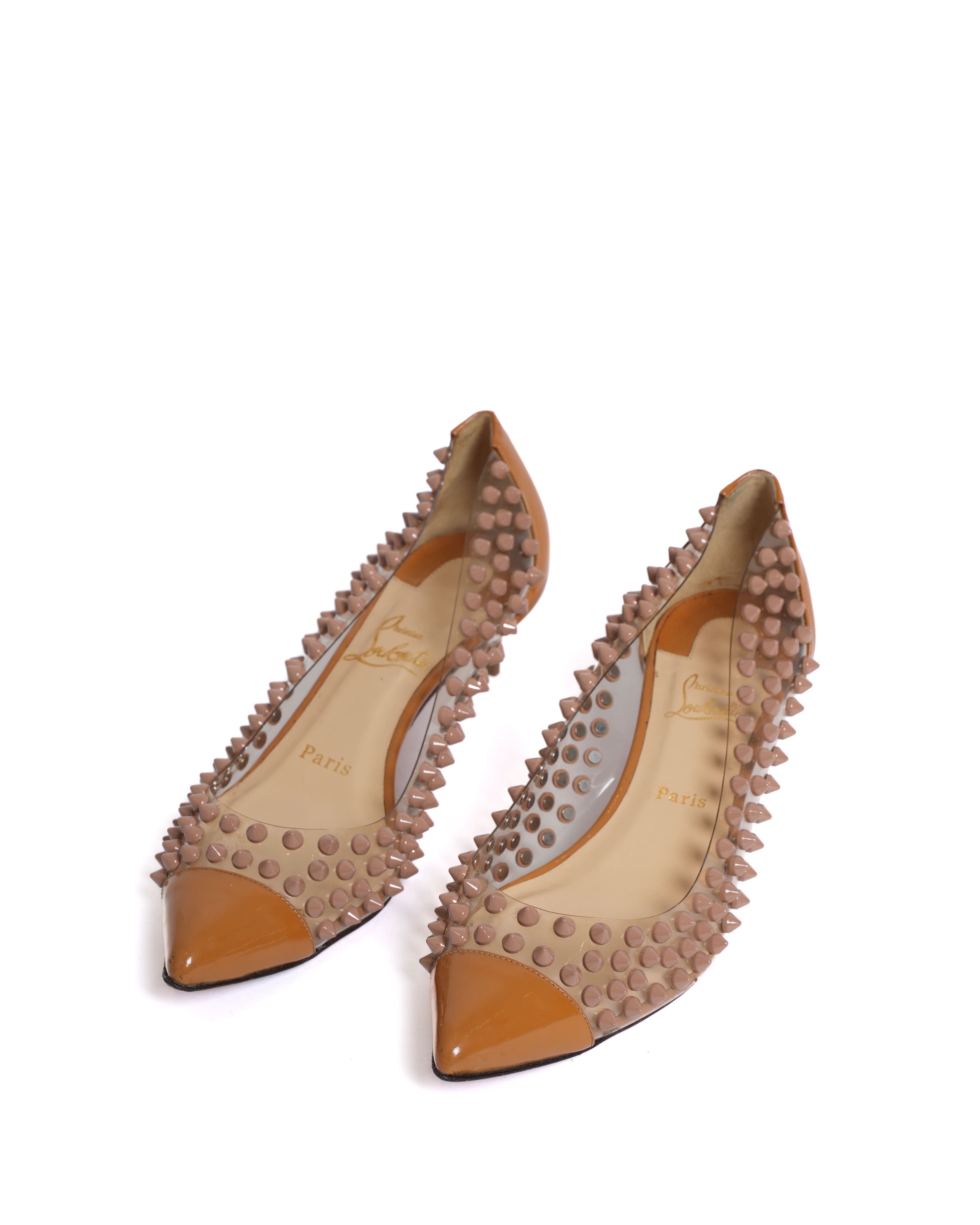 Christian Louboutin Spike Pointy Pumps