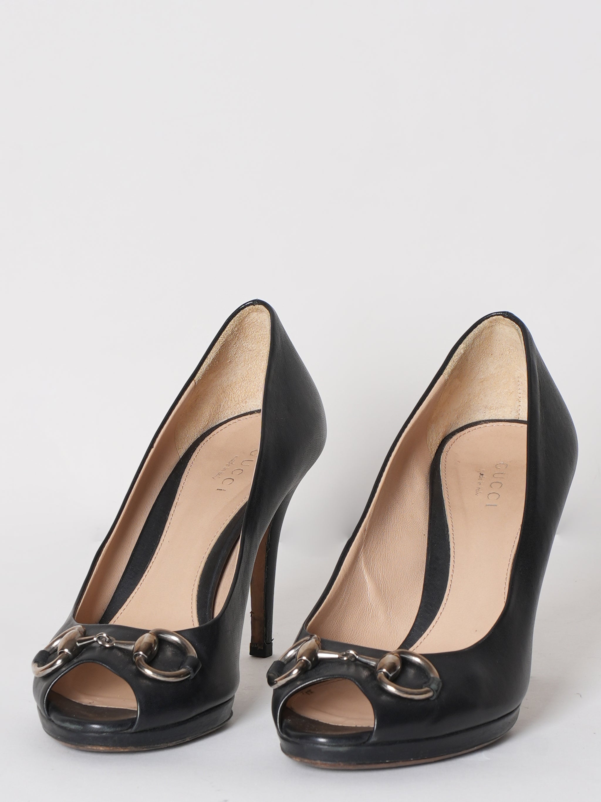 Gucci Horsebit peep toe Shoes