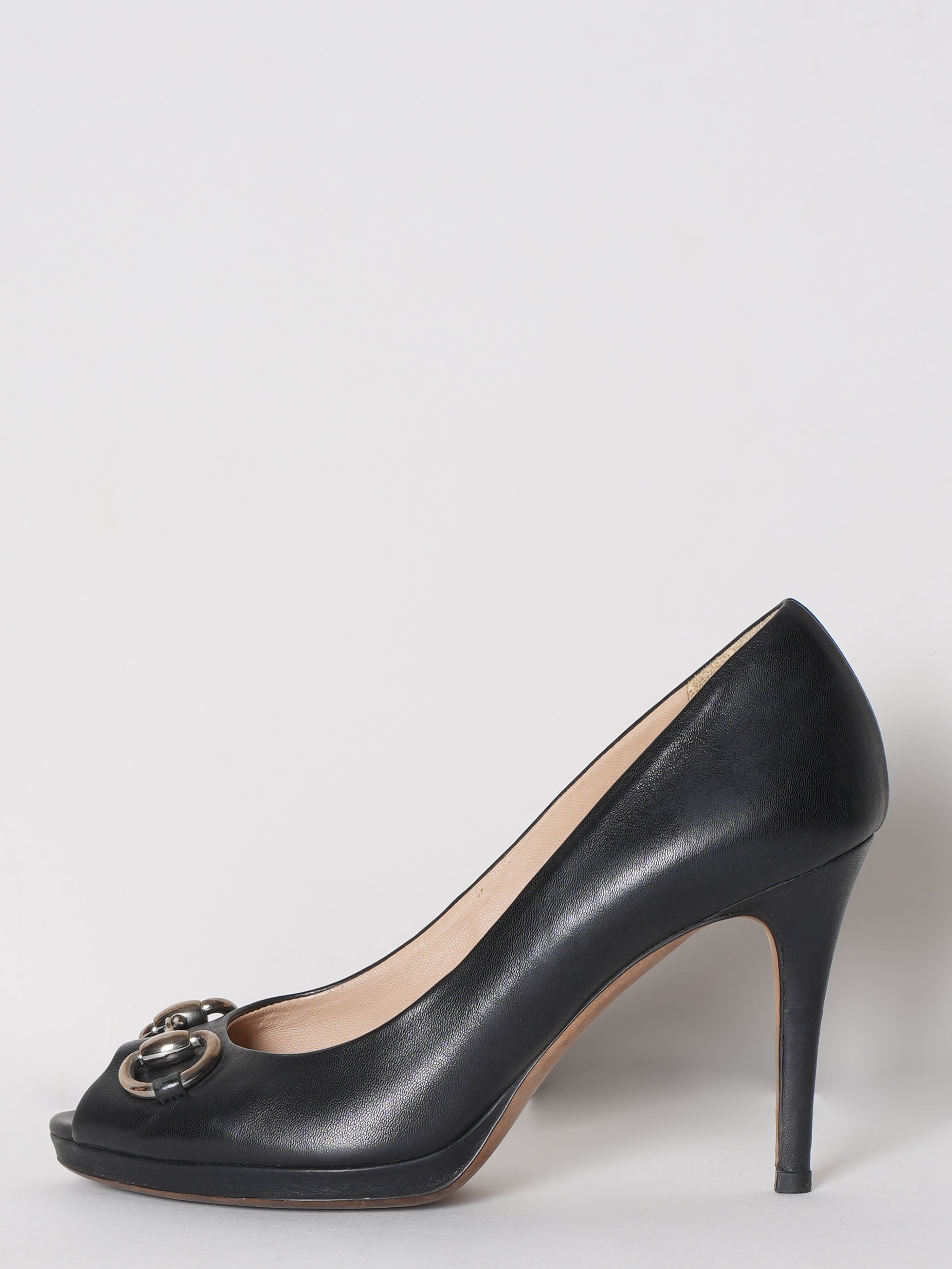 Gucci Horsebit peep toe Shoes