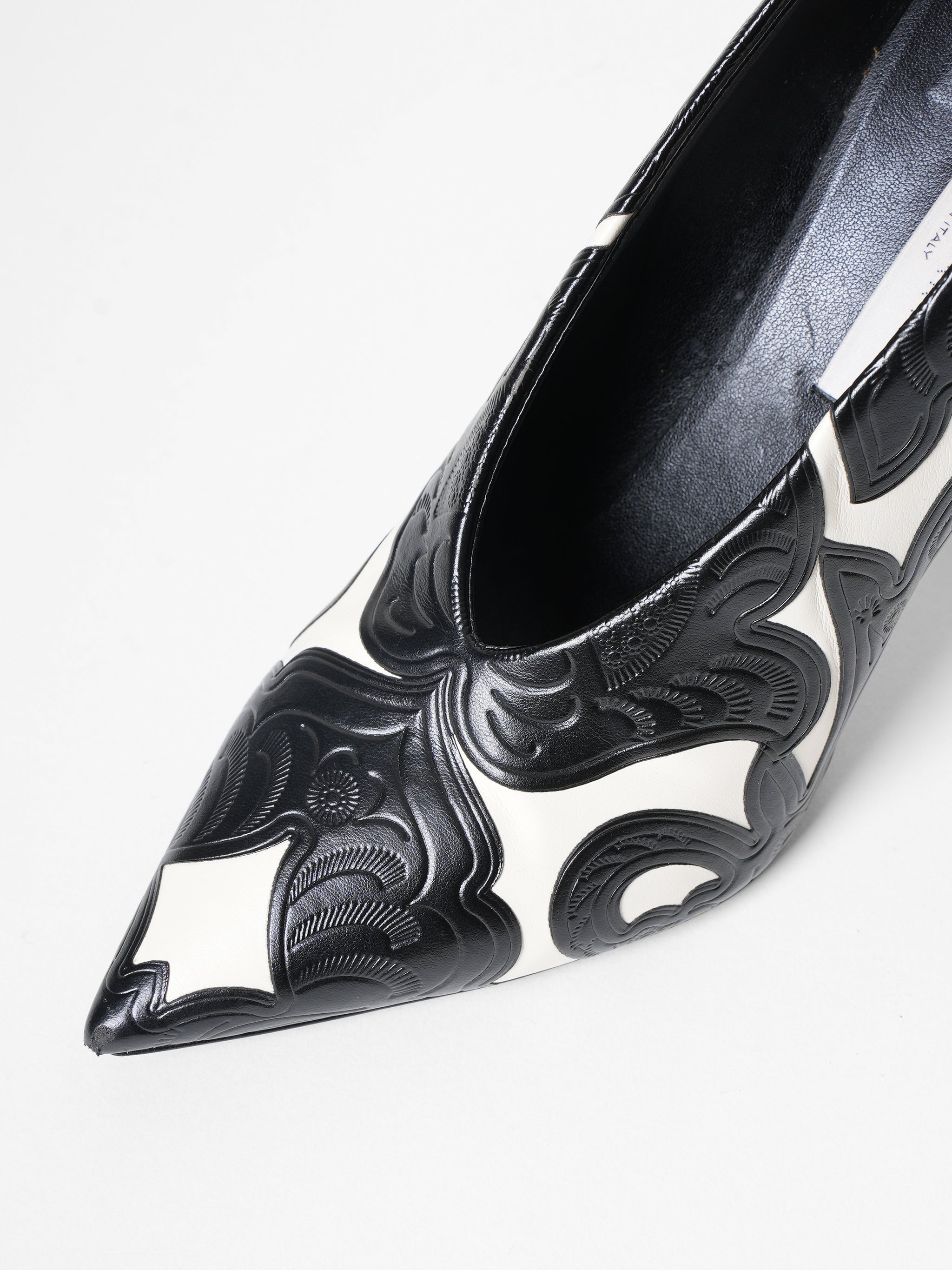 Stella McCartney Black & White Stilettos