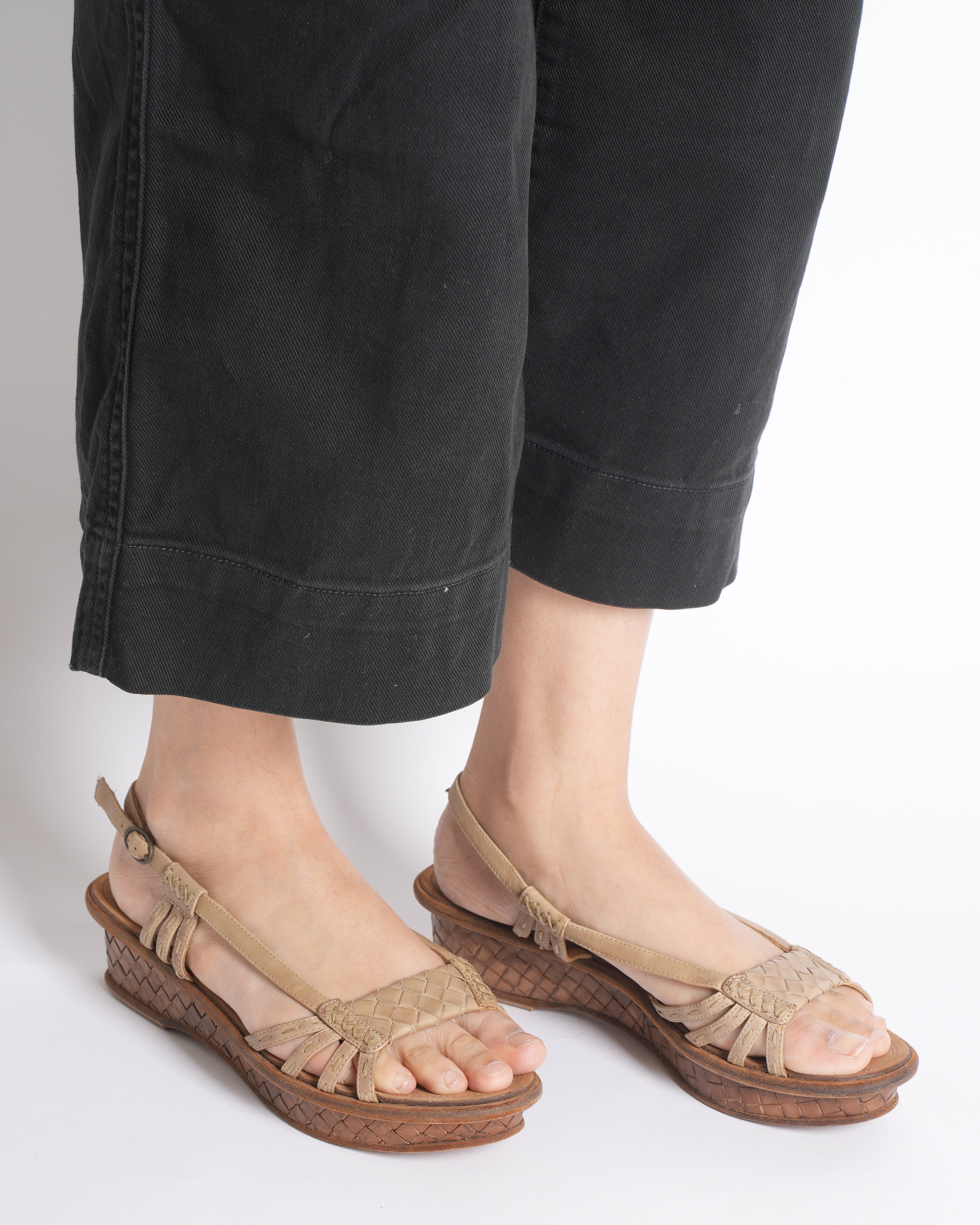 Bottega Veneta Beige Platforms